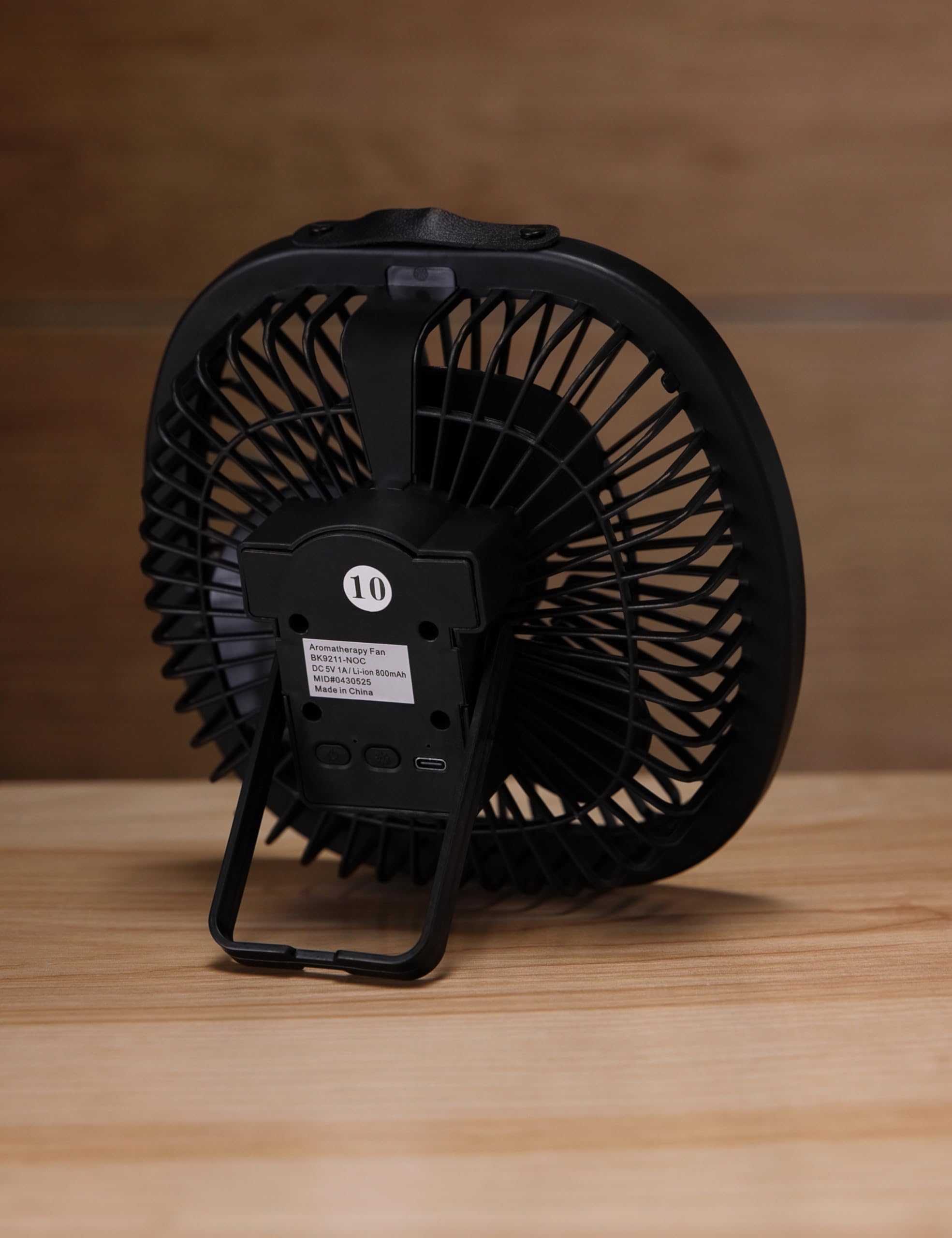 brookstone-rechargeable-aroma-fan-mini-portable-fan-with-aromatherapy-diffuser-a image 5