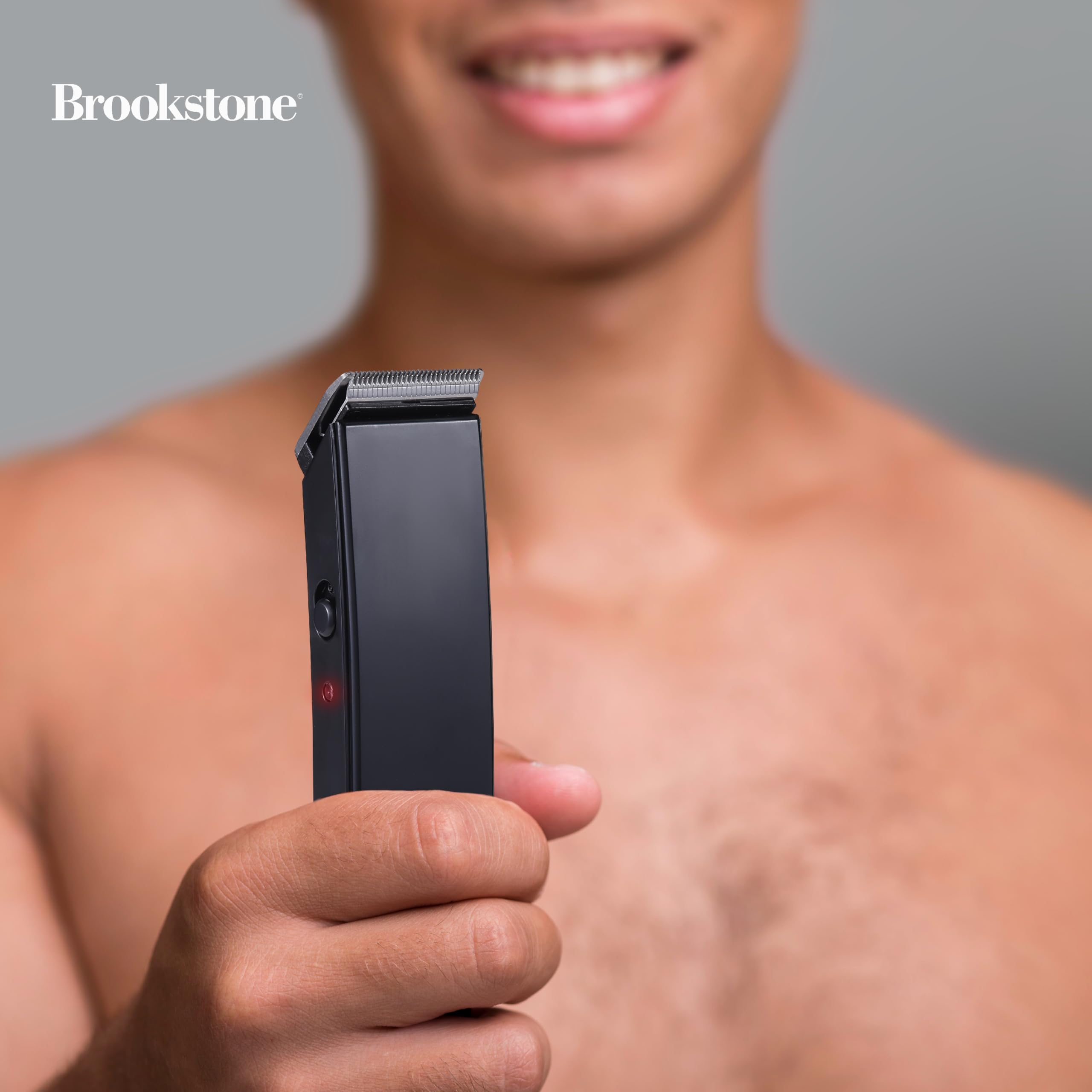 brookstone-cordless-hair-trimmer-with-charging-base-precision-grooming-for-hair- image 6