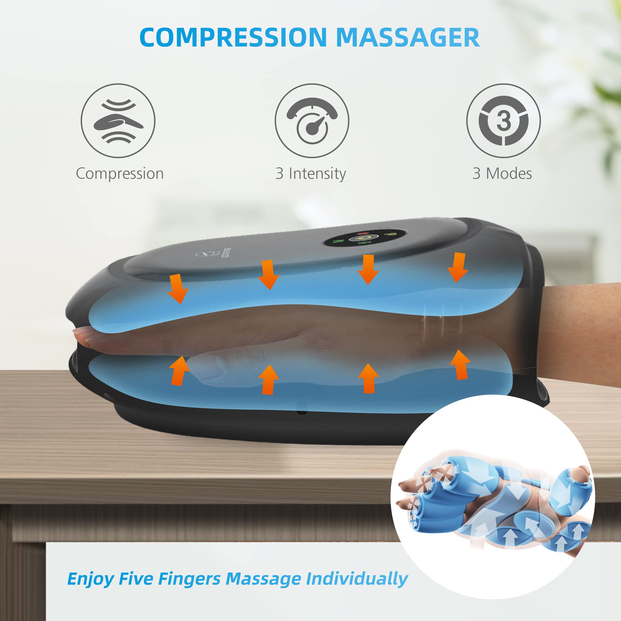 comfier-cordless-hand-massager-with-heat-and-compression-app-control-for-arthrit image 5
