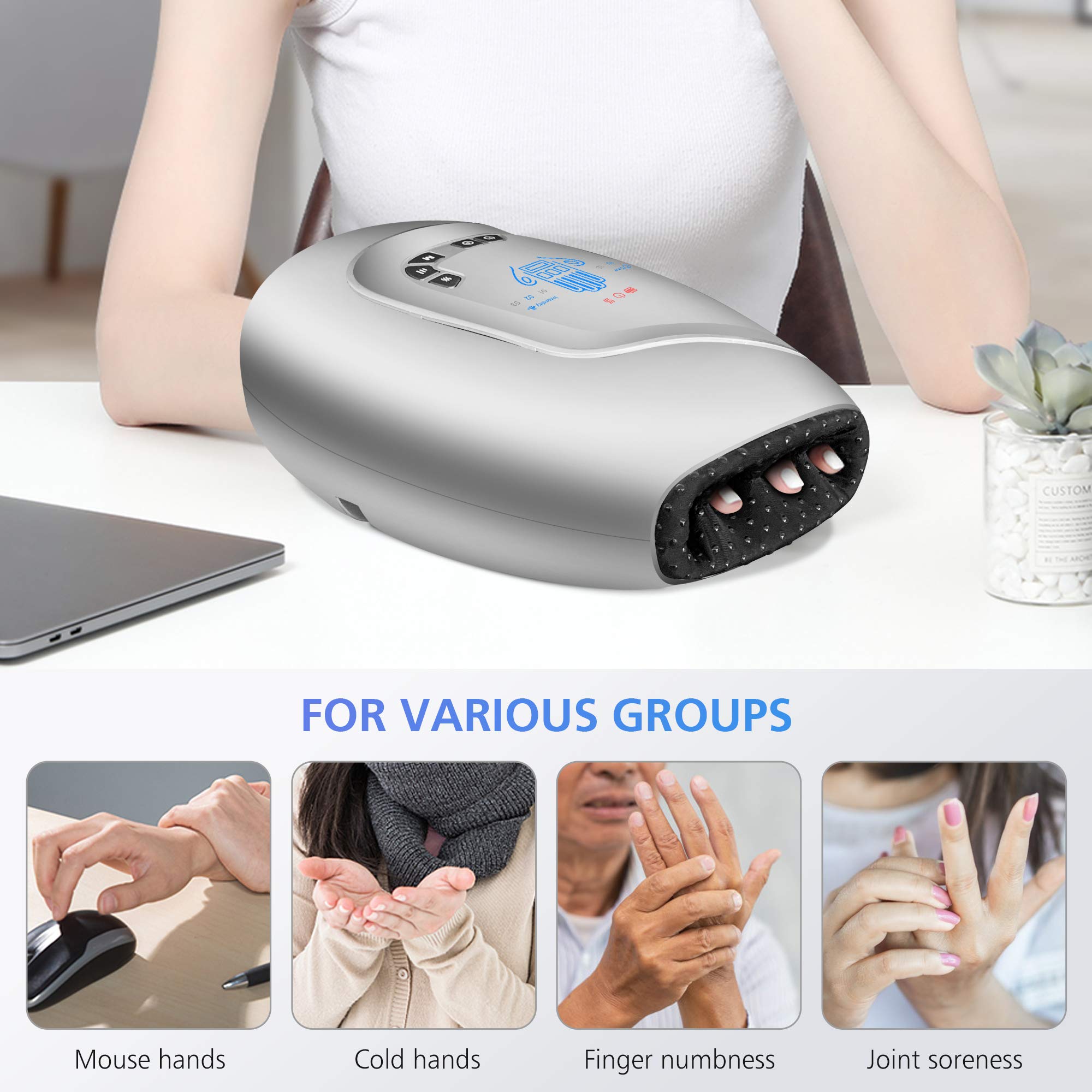 comfier-cordless-hand-massager-with-heat-compression-for-arthritis-and-carpal-tu image 5