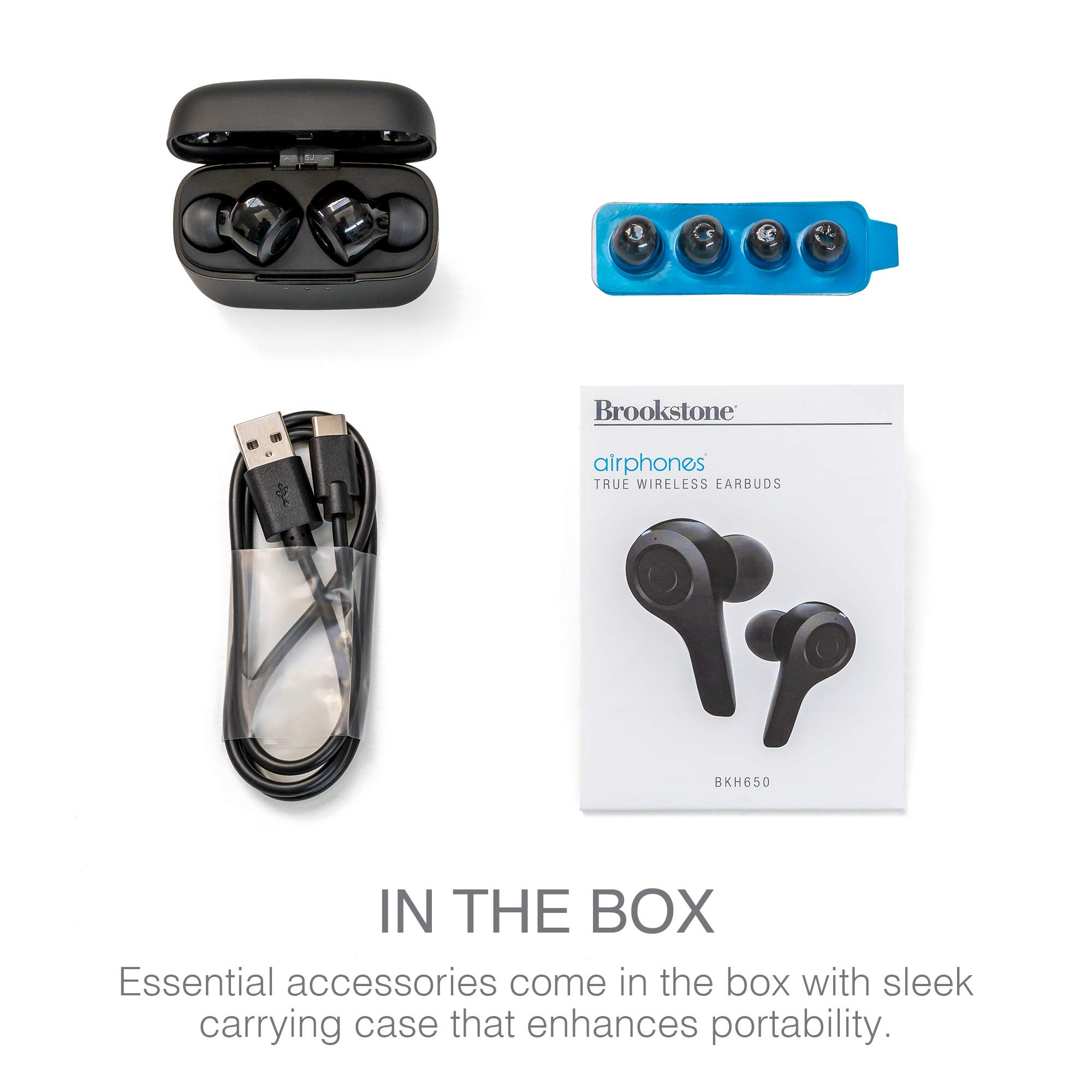 brookstone-airphones-true-wireless-earbuds-with-wireless-charging-case-ipx5-deep image 6