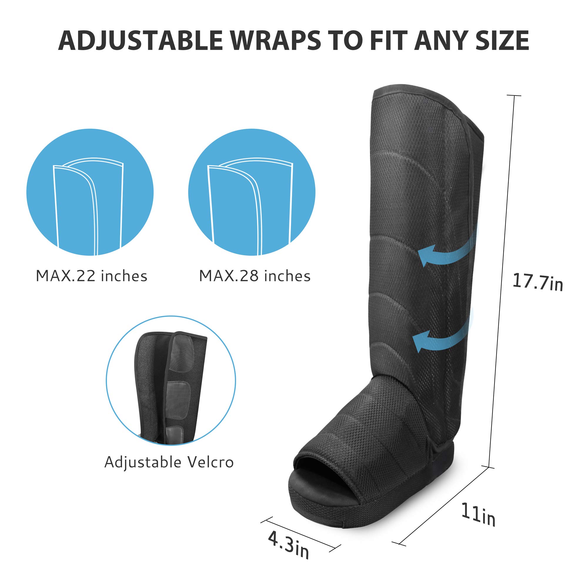 comfier-cordless-foot-and-leg-massager-with-heat-compression-and-adjustable-calf image 7