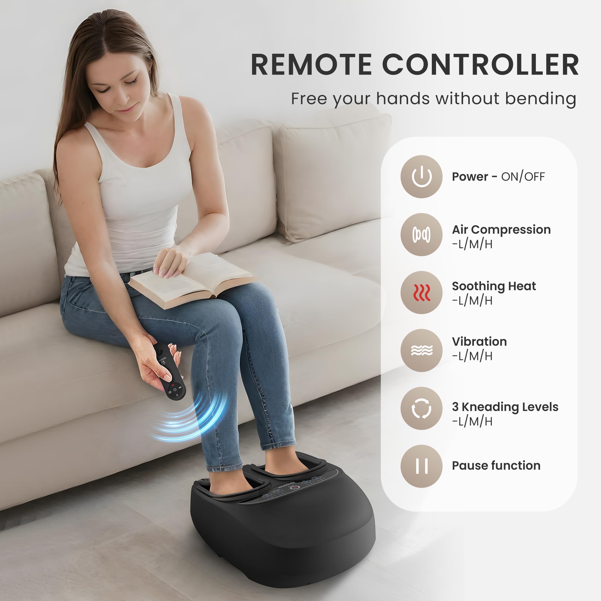 comfier-shiatsu-foot-massager-with-heat-kneading-vibration-compression-pause-fun image 2