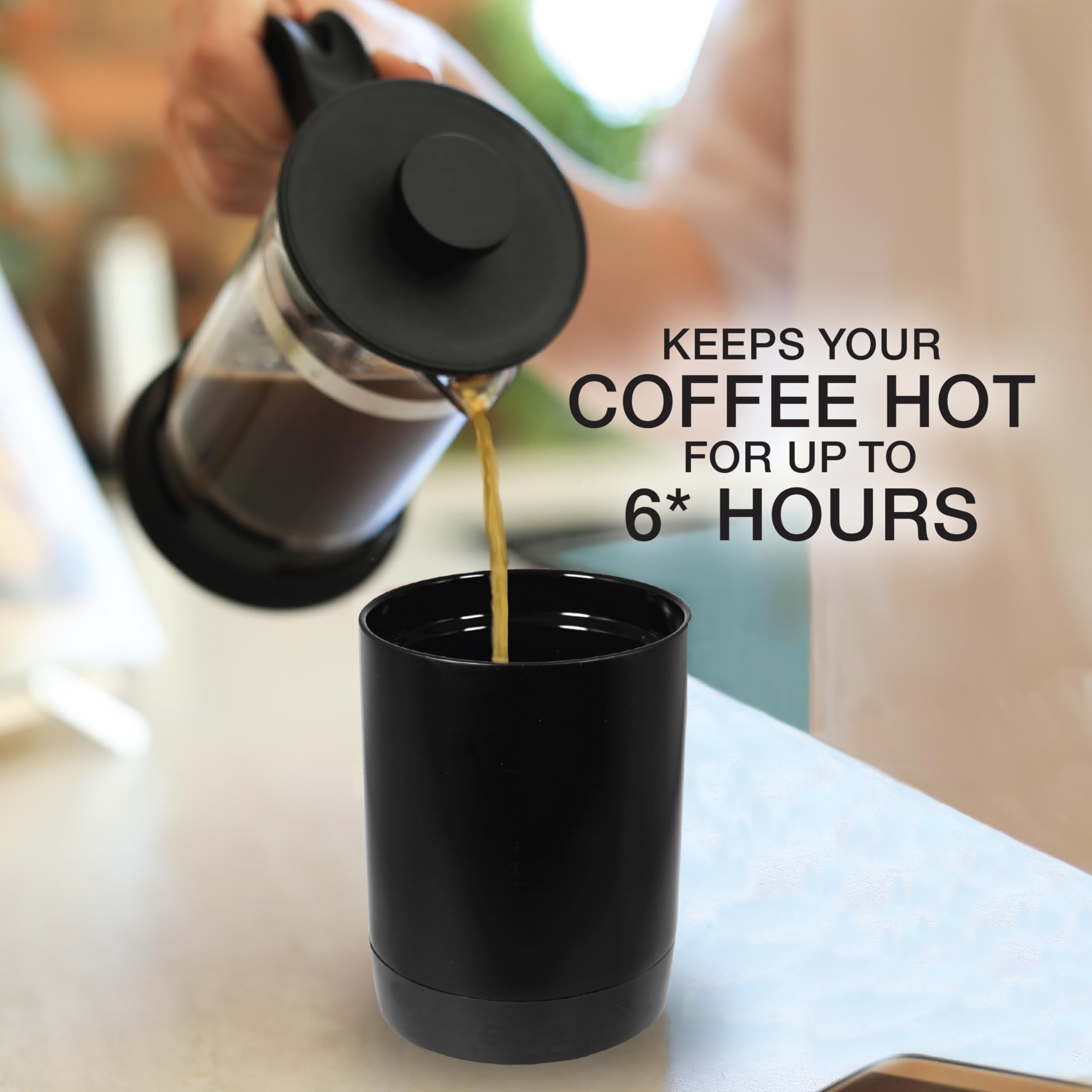 brookstone-smart-self-heating-travel-mug-wireless-phone-charging-station-11-oz-t image 4