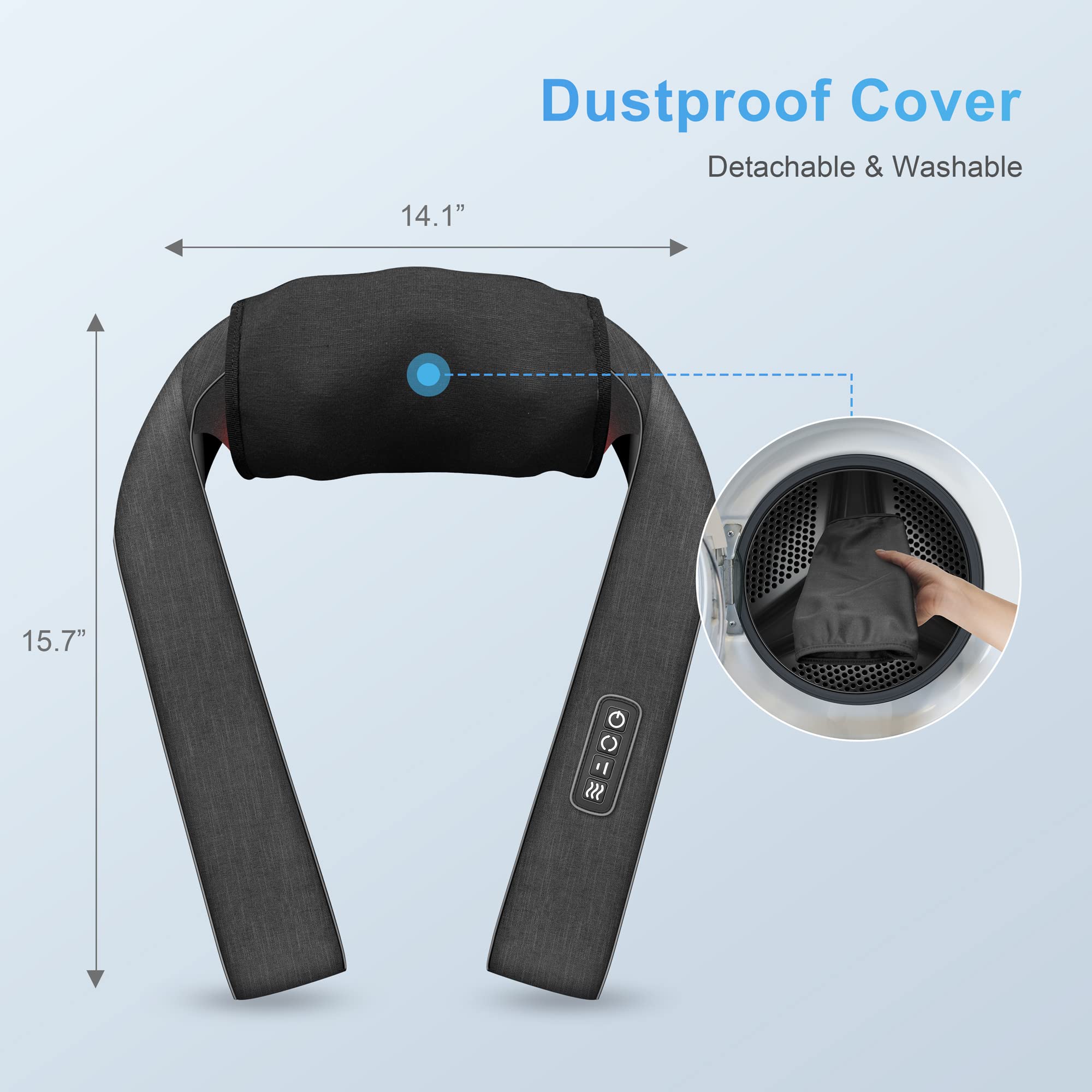 comfier-neck-back-massager-with-heat-shiatsu-neck-shoulder-massager-portable-3d- image 8