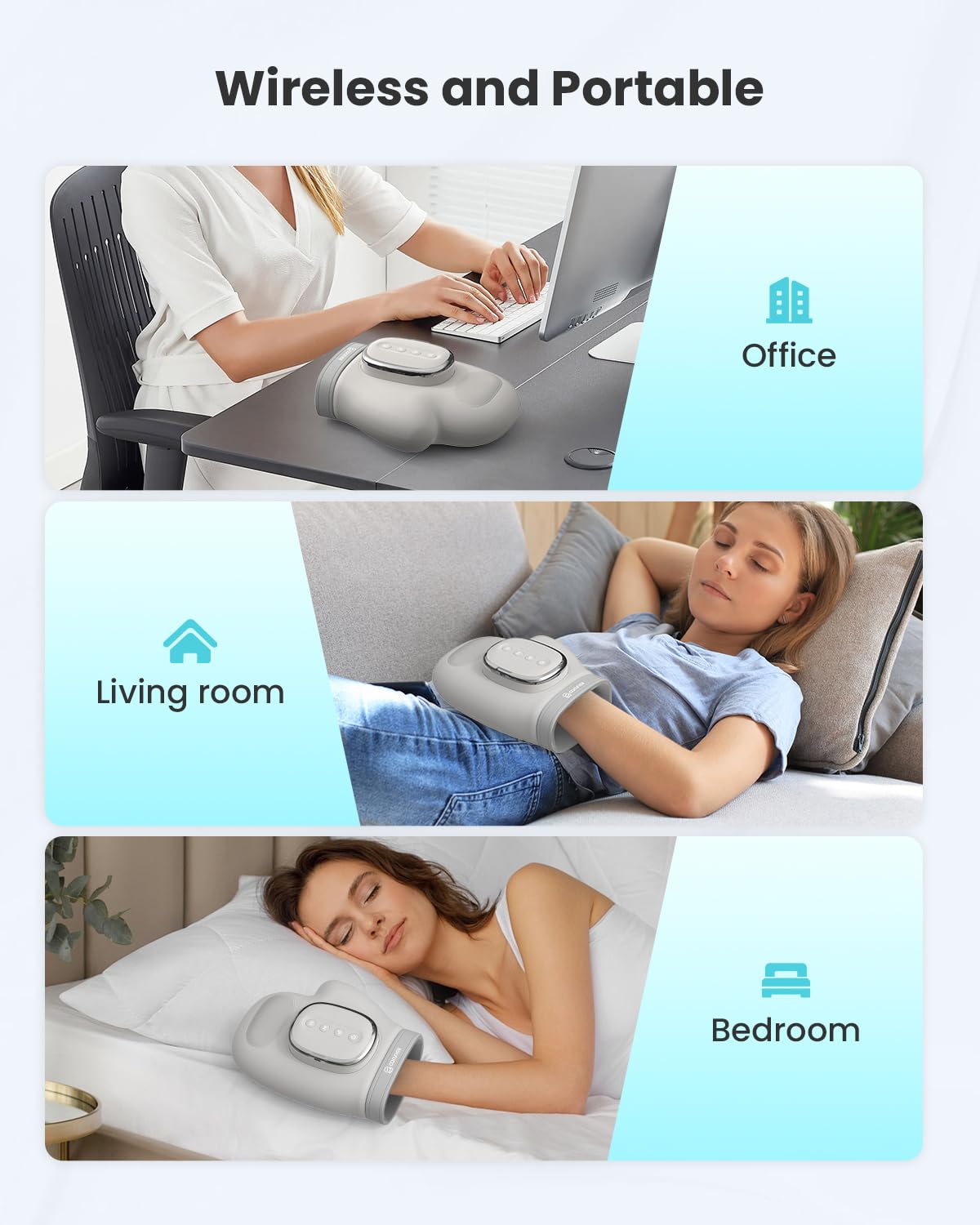 comfier-cordless-hand-massager-with-heat-compression-5-levels-3-modes-large-cham image 6