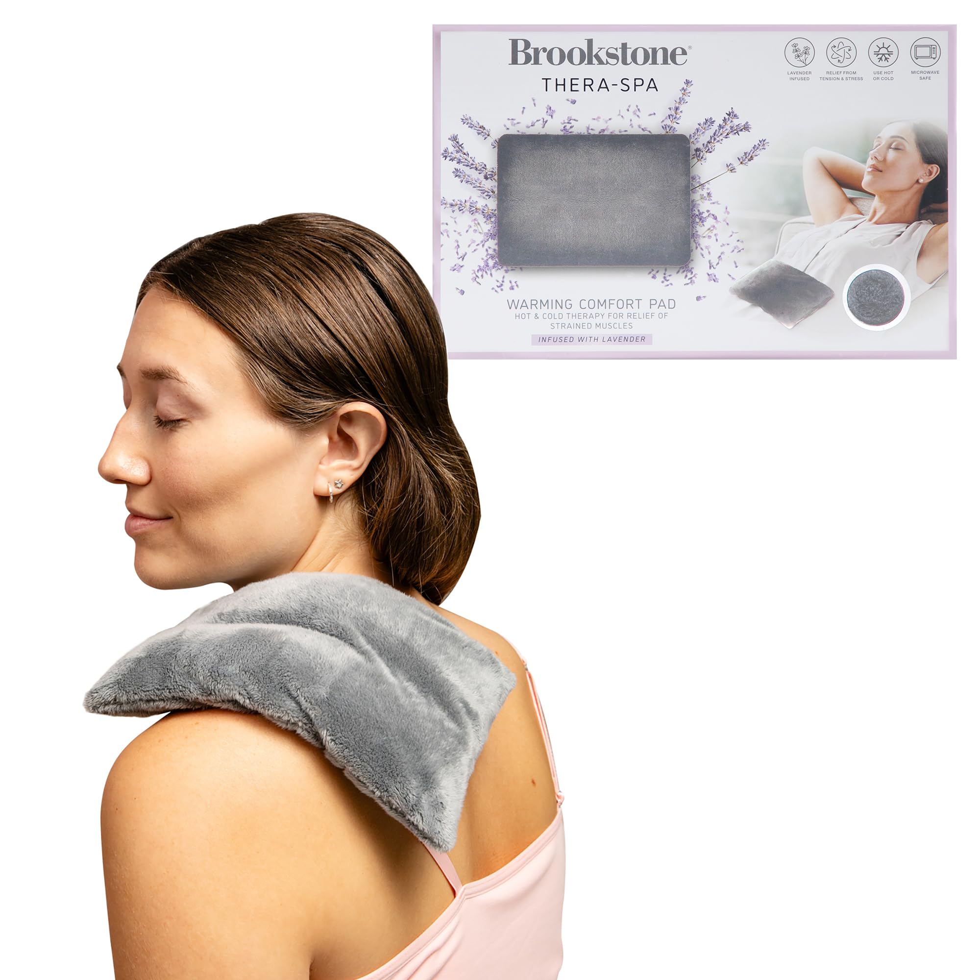 brookstone-hot-cold-microwavable-heating-pad-for-period-cramps-premium-comfort-f image 2