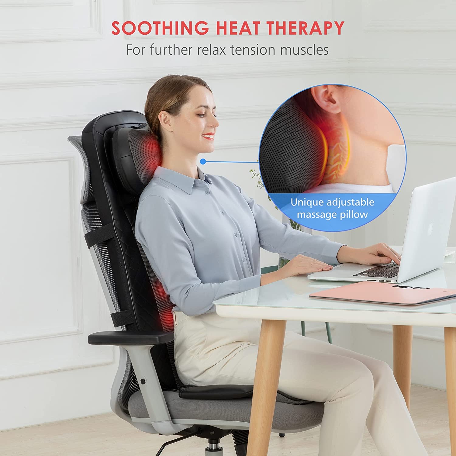 comfier-shiatsu-neck-and-back-massager-with-heat-deep-kneading-massage-chair-pad image 3