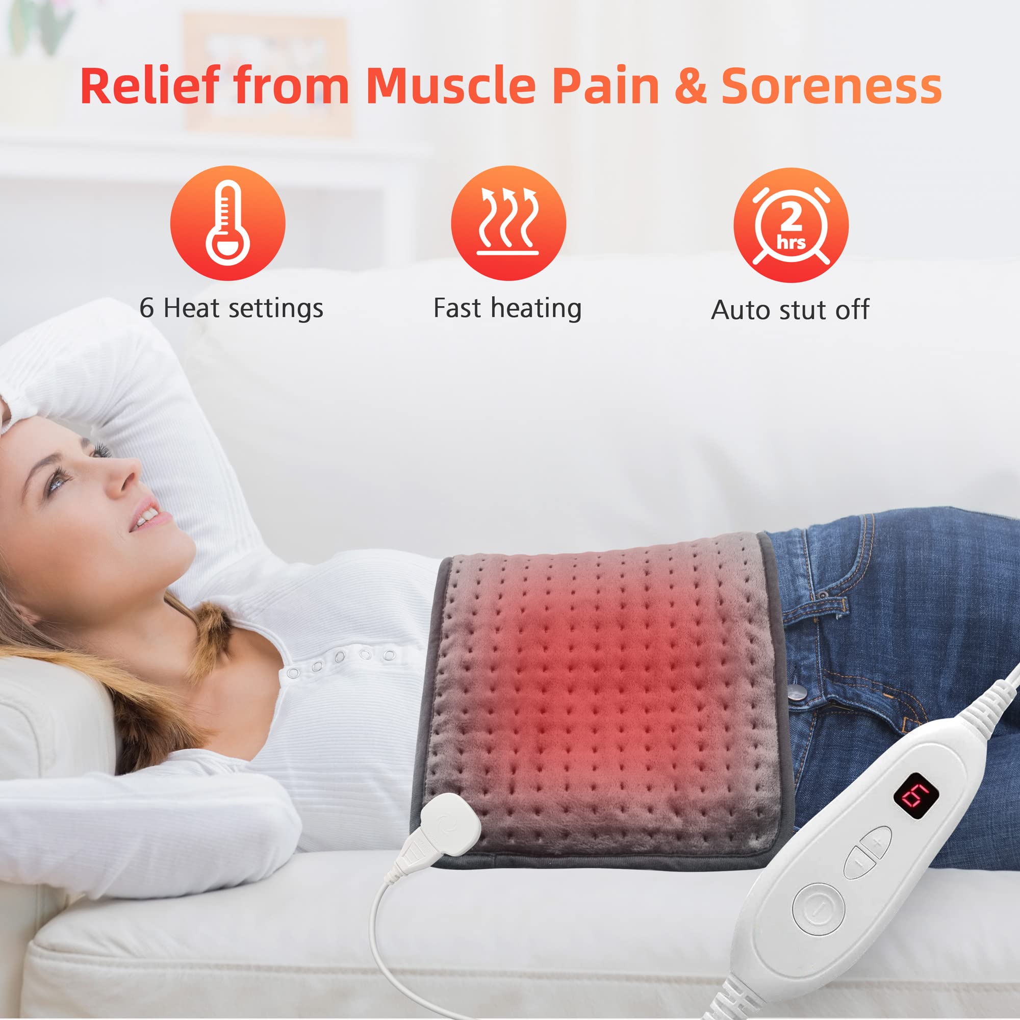 comfier-12x24-heating-pad-for-back-with-6-heat-settings-auto-shut-off-large-elec image 3