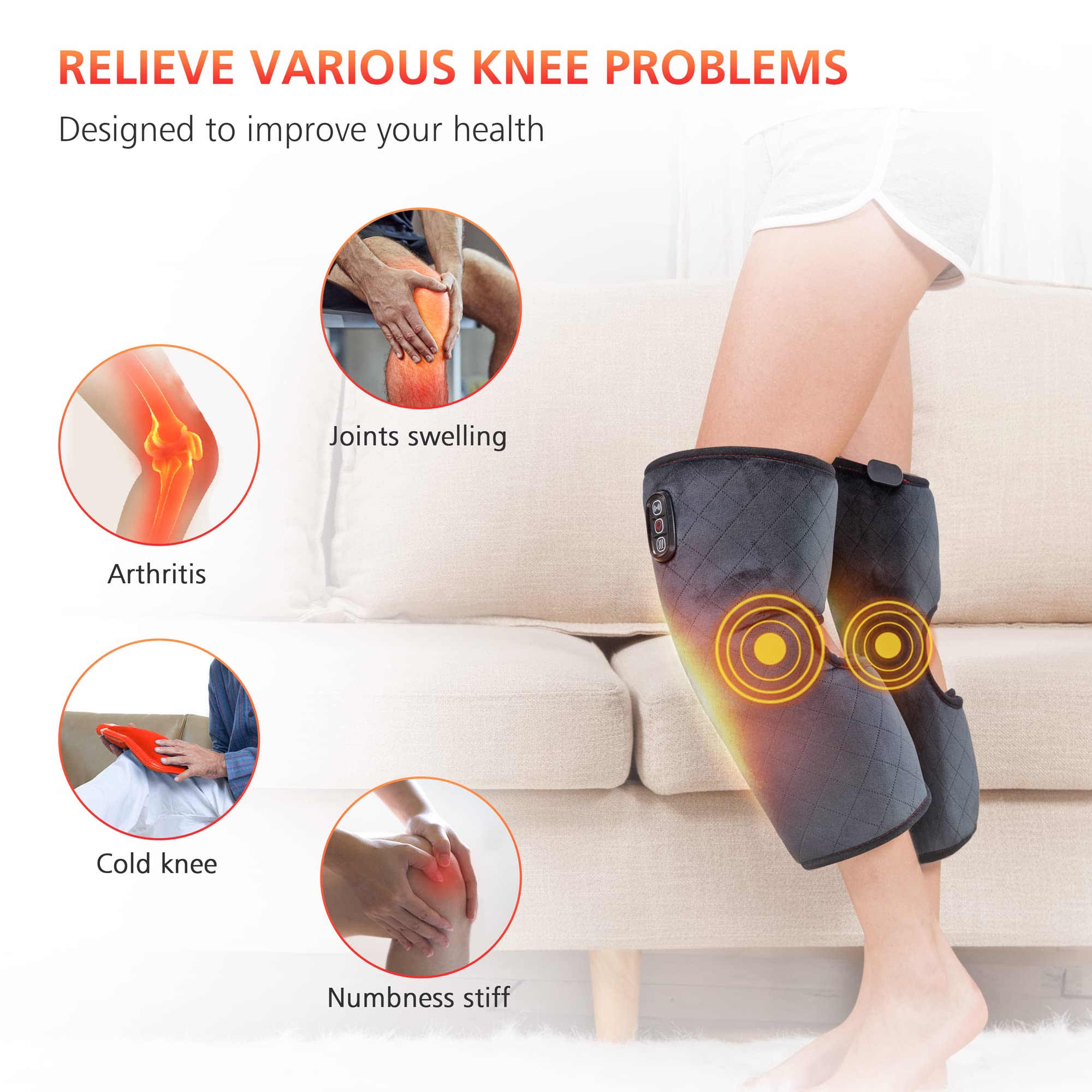 comfier-small-knee-massager-with-heat-and-vibration-for-leg-pain-relief image 4