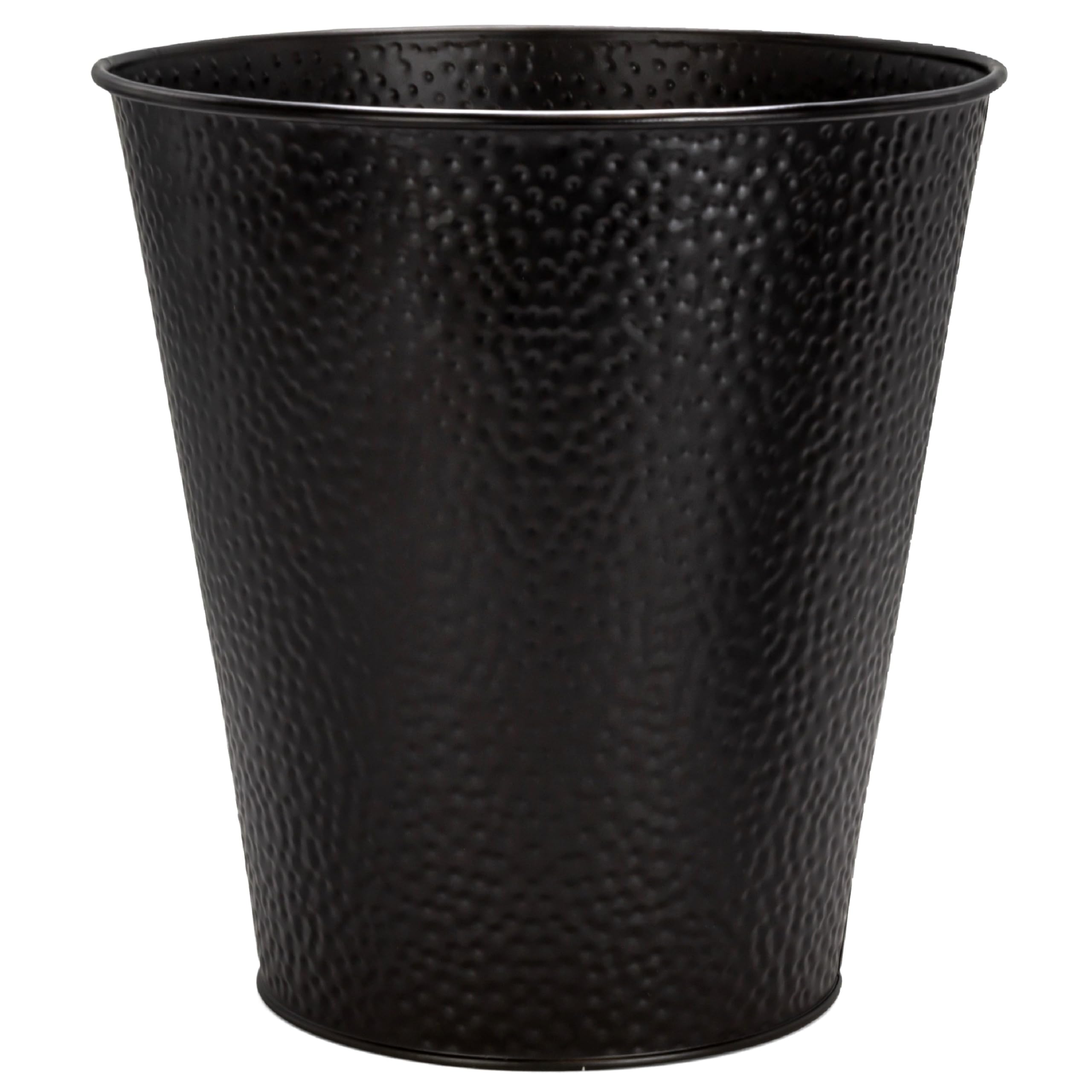 brookstone-decorative-metallic-bronze-waste-basket-trash-can-stylish-2-4-gallon- image 7