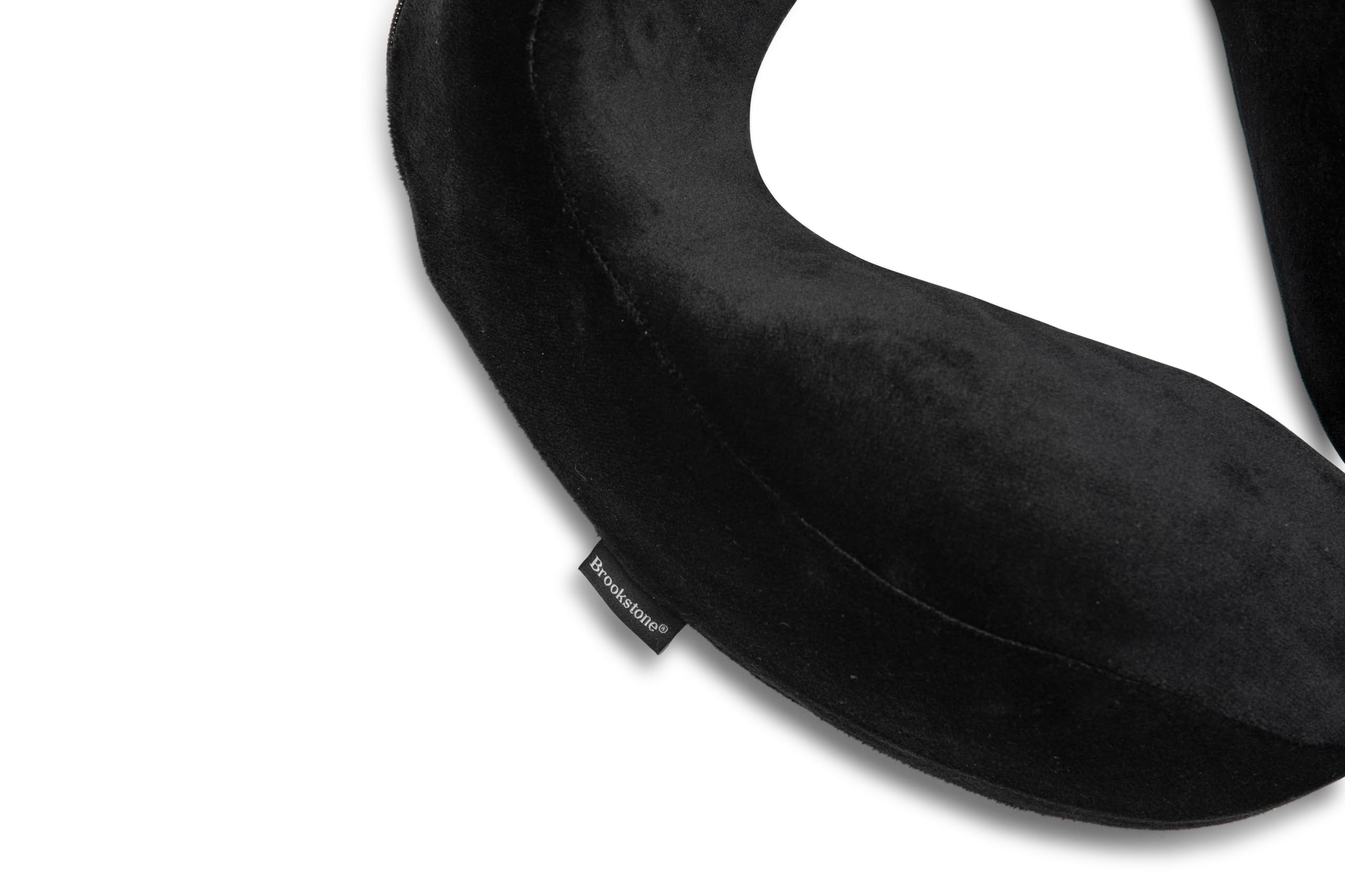 brookstone-contoured-memory-foam-neck-travel-pillow-lightweight-ergonomic-for-ai image 3