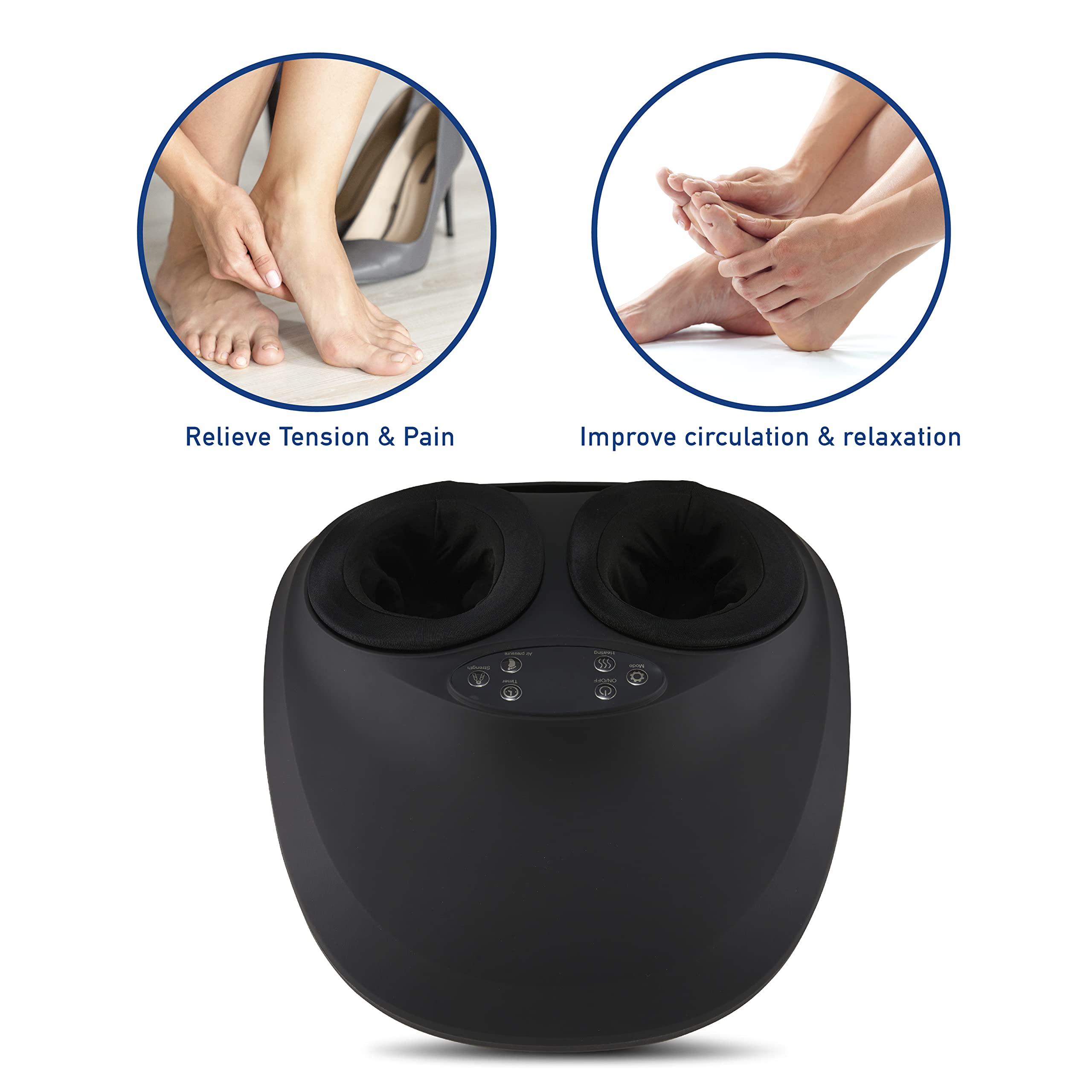 brookstone-shiatsu-foot-massager-with-heat-air-compression-5-modes-adjustable-in image 4