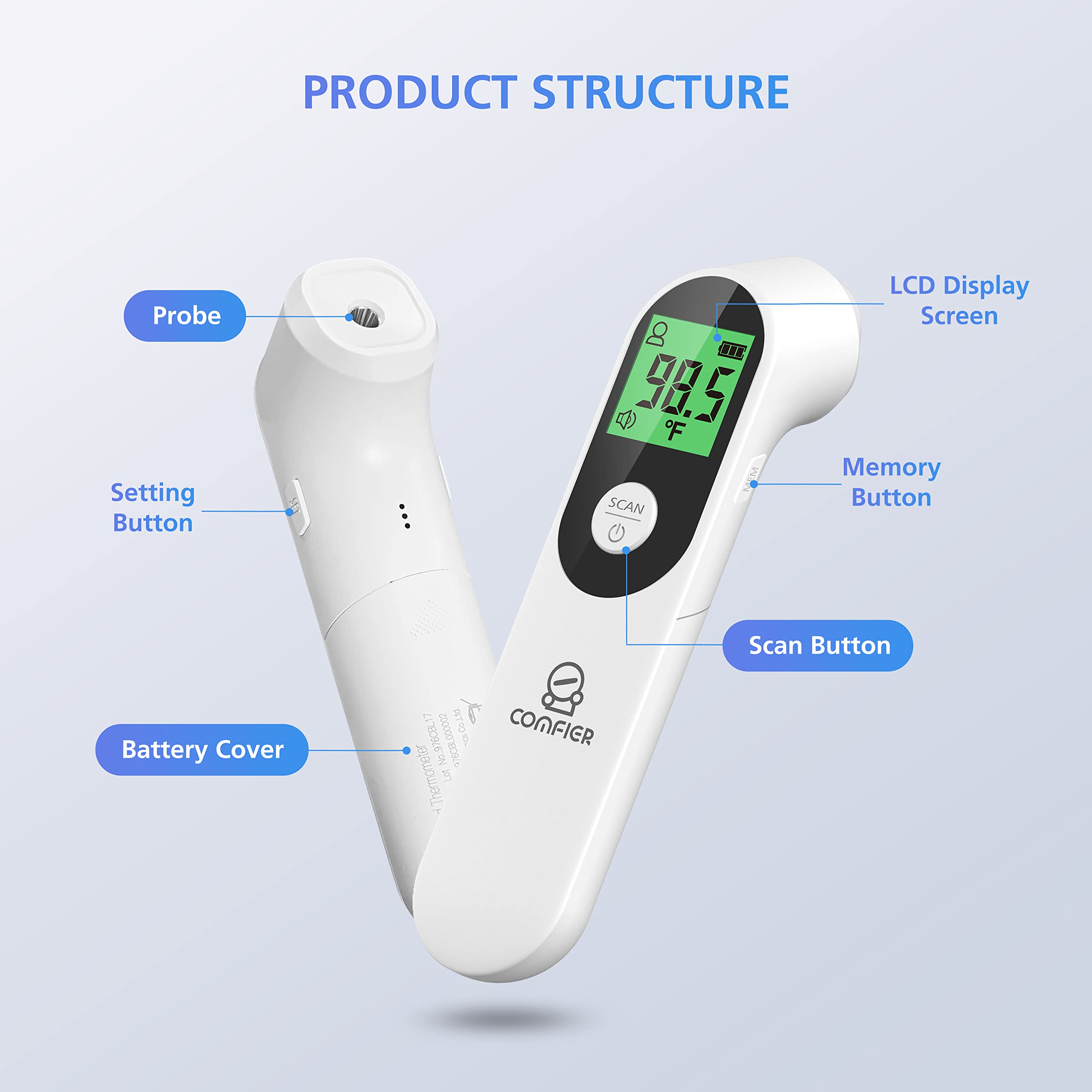 comfier-touchless-forehead-thermometer-infrared-digital-thermometer-for-adults-a image 5