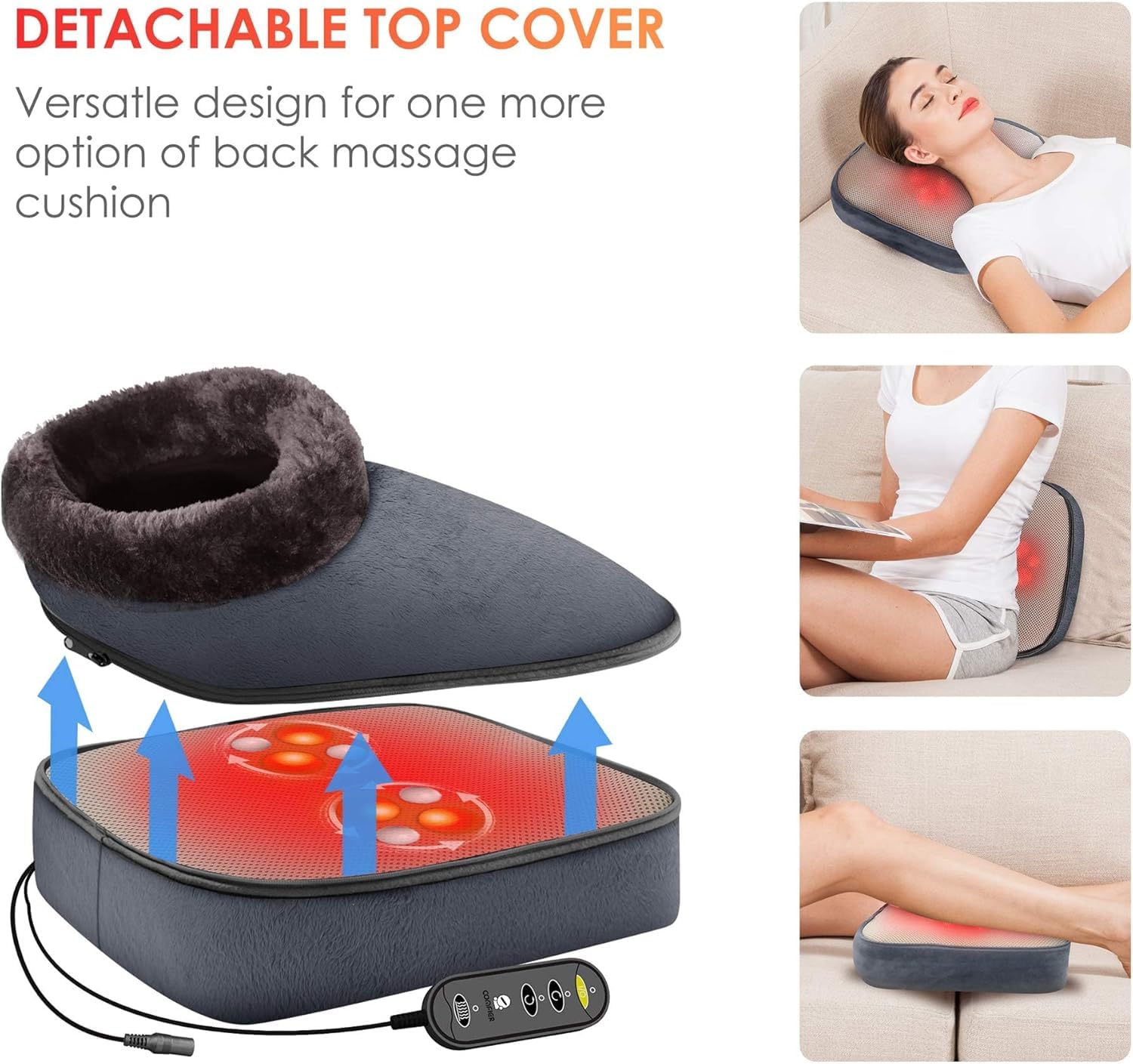 comfier-2-in-1-shiatsu-foot-and-back-massager-with-heat image 2