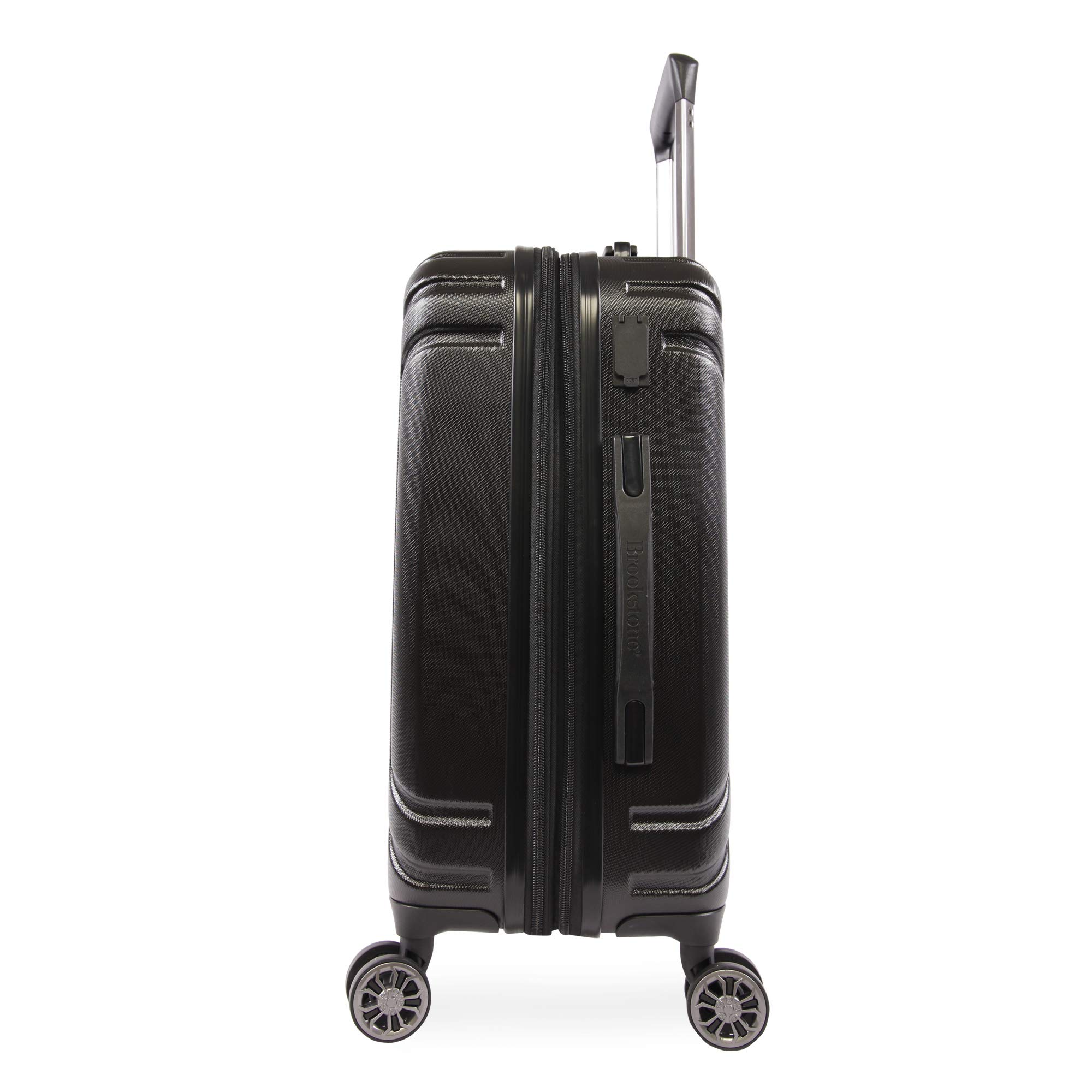 brookstone-brett-21-spinner-suitcase-carry-on-with-usb-port-tsa-lock-expandable image 4
