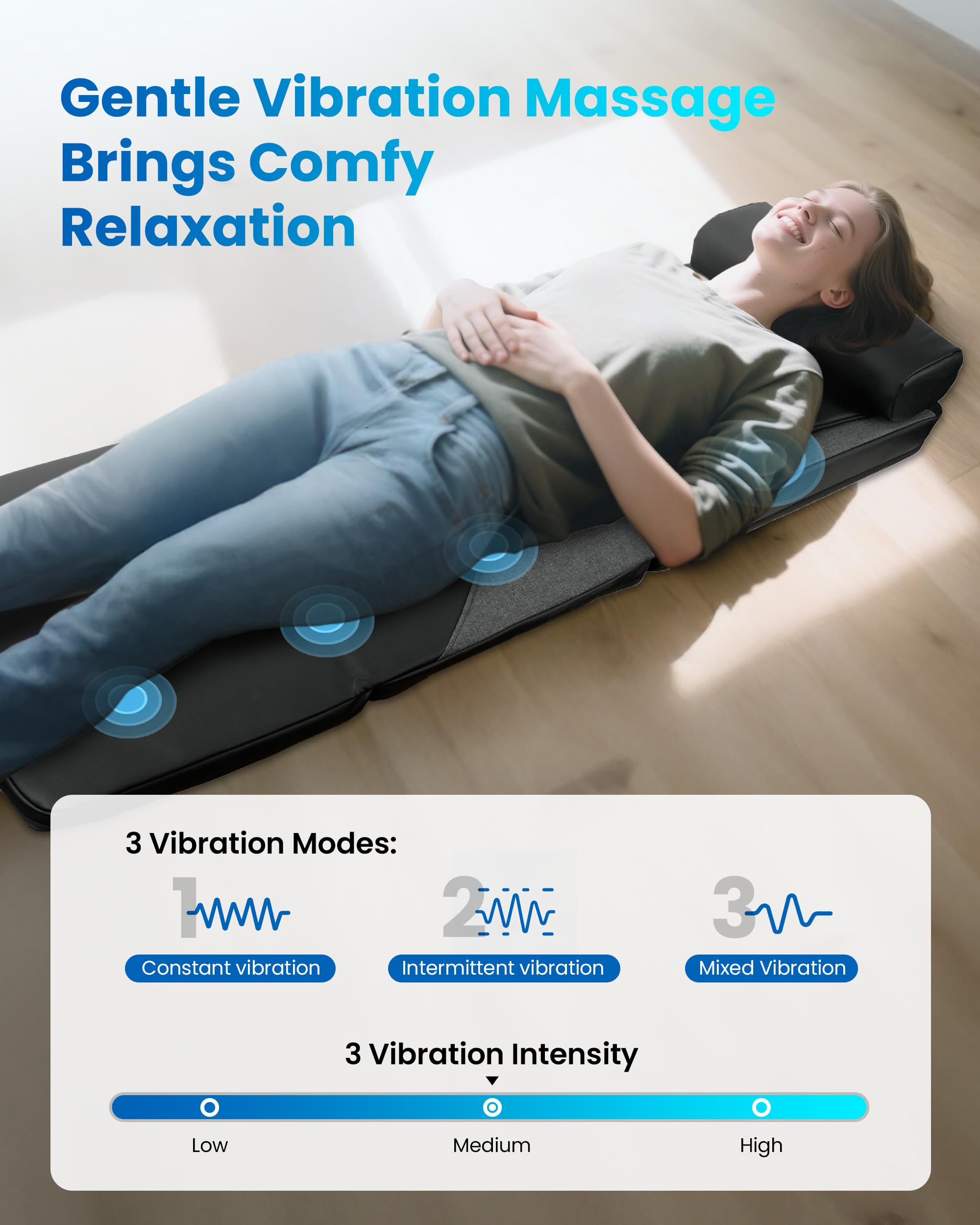 comfier-fsa-shiatsu-full-body-massage-mat-with-heat-hsa-eligible-graphene-heatin image 5