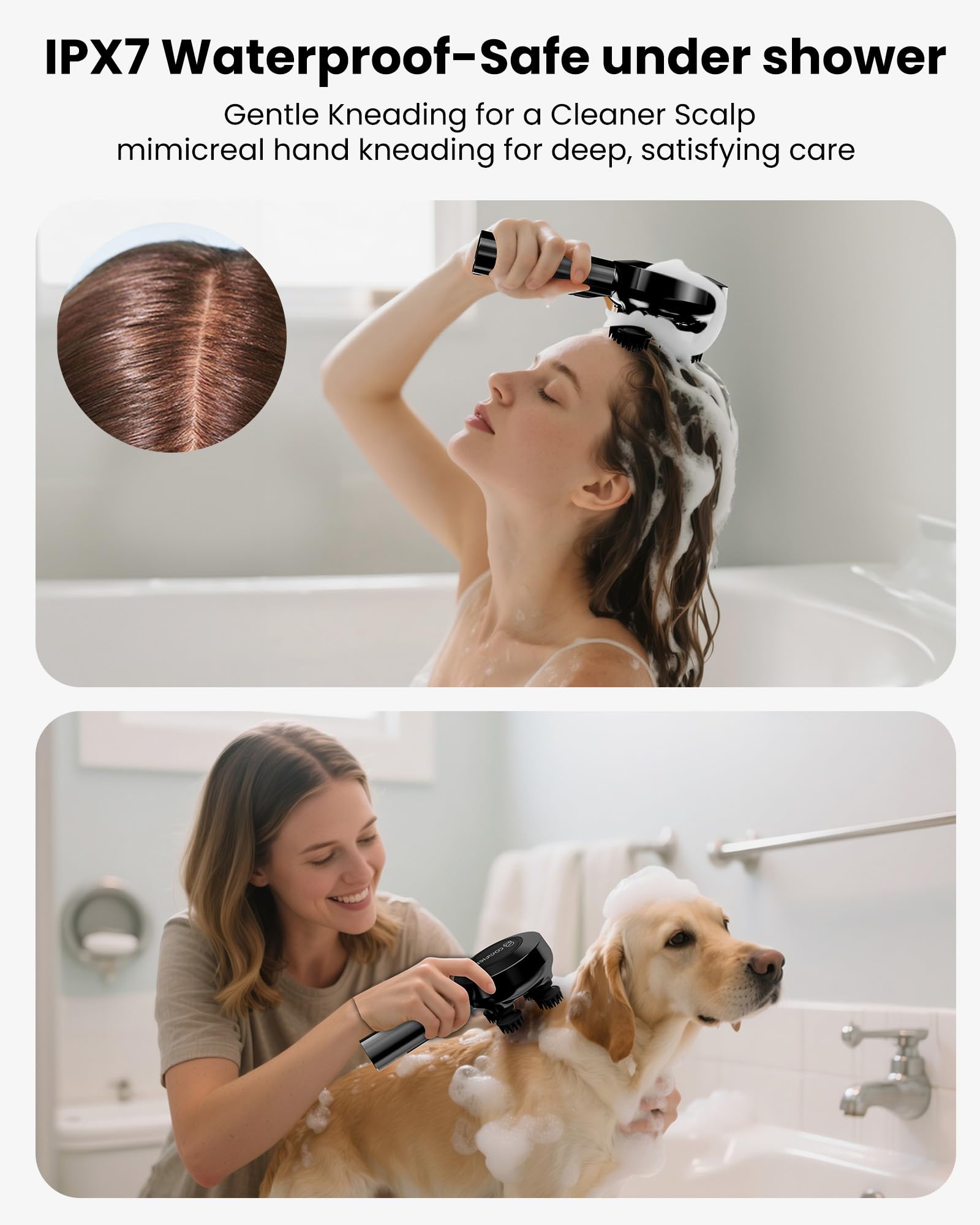 comfier-handheld-scalp-massager-with-heat-cordless-ipx7-waterproof-head-scratche image 4