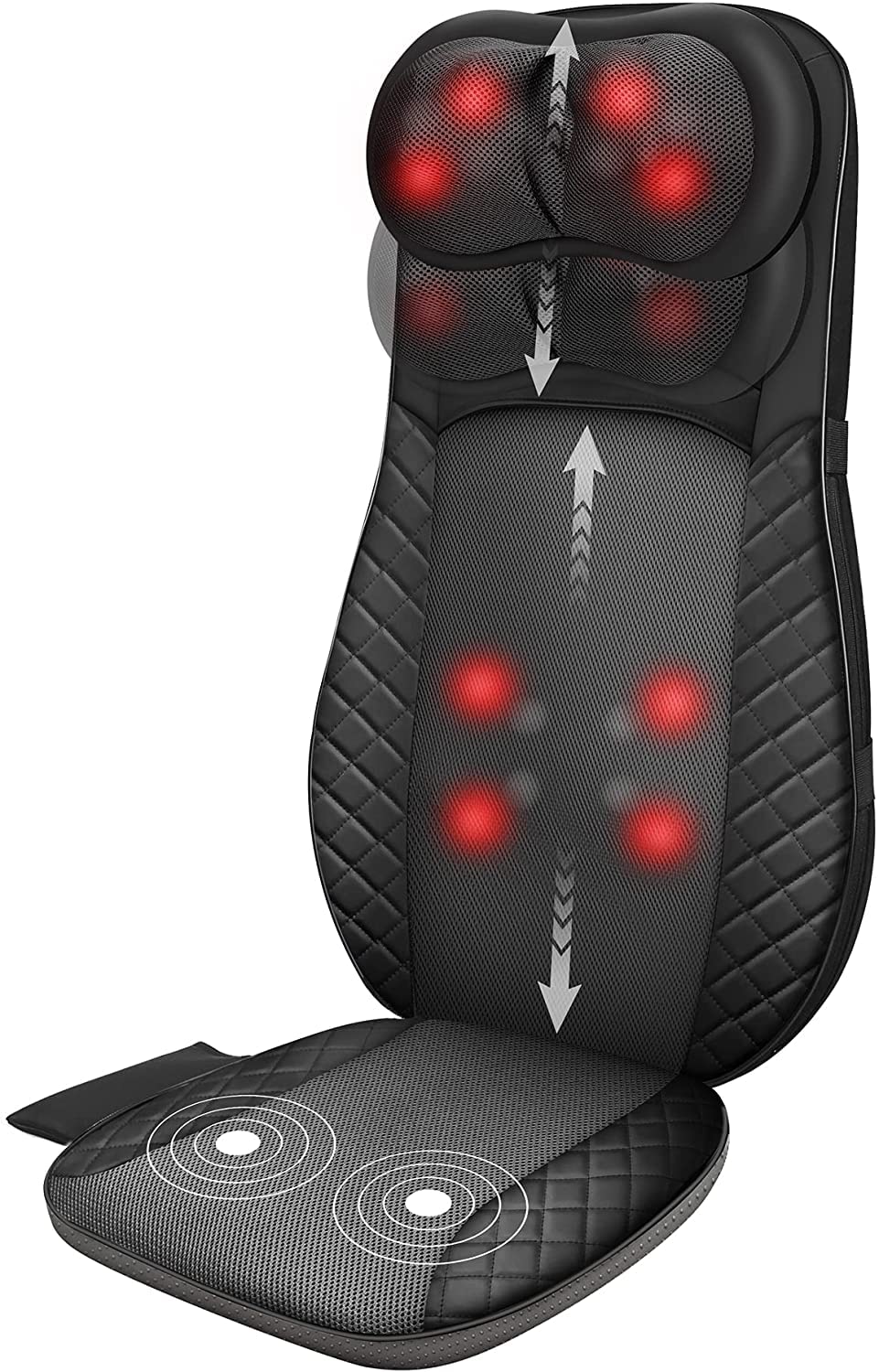 comfier-shiatsu-neck-and-back-massager-with-heat-deep-kneading-massage-chair-pad image 1