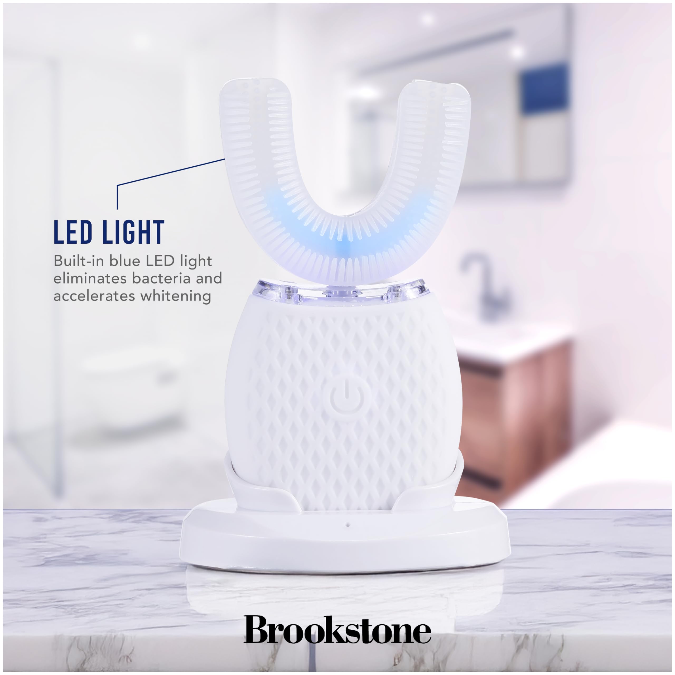 brookstone-ultrasonic-electric-whitening-toothbrush-sonic-technology-5-brushing- image 4