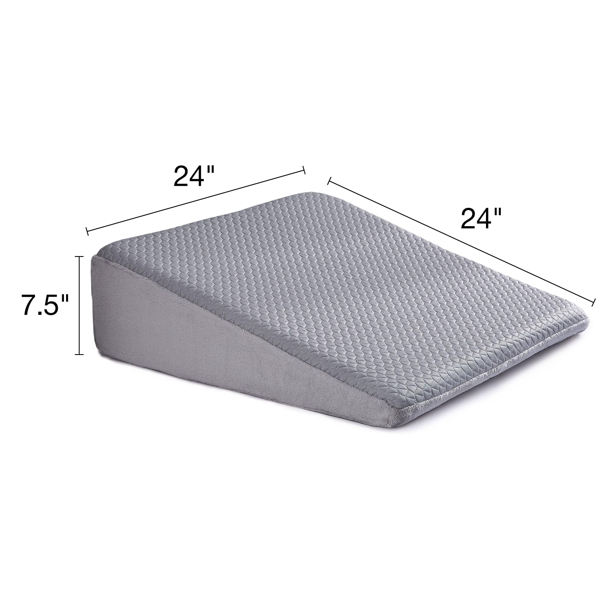 brookstone-cooling-comfort-bed-wedge-pillow-supportive-memory-foam-multi-positio image 6