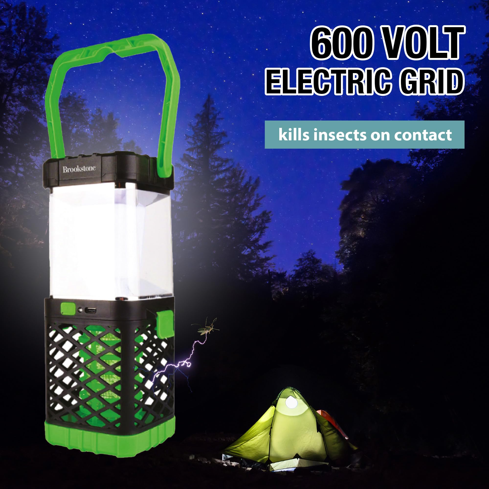 brookstone-2-in-1-bug-zapper-high-powered-lantern-dual-mode-rechargeable-device image 4