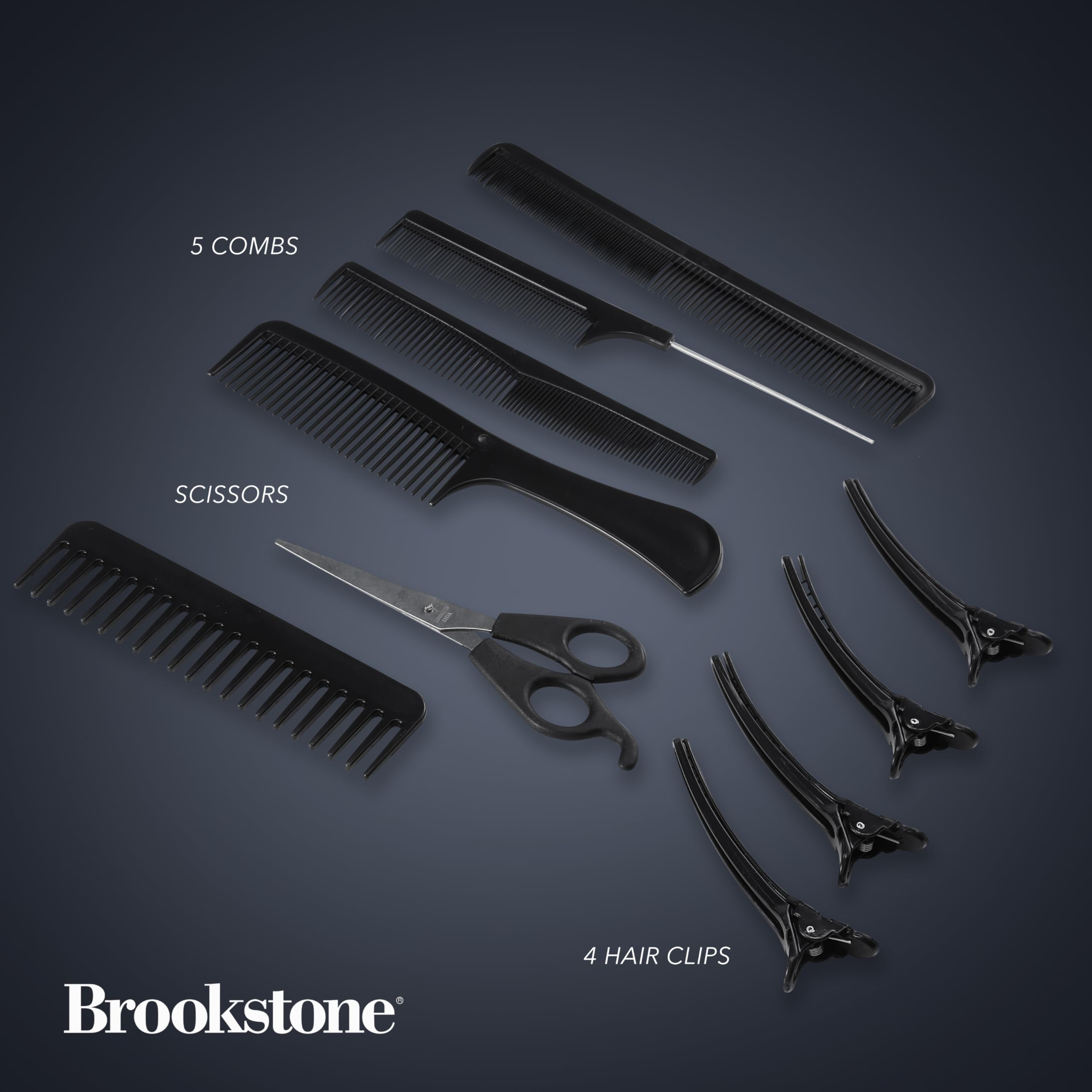 brookstone-grooming-combo-kit-all-in-one-beard-hair-and-body-trimmer-set-with-du image 6