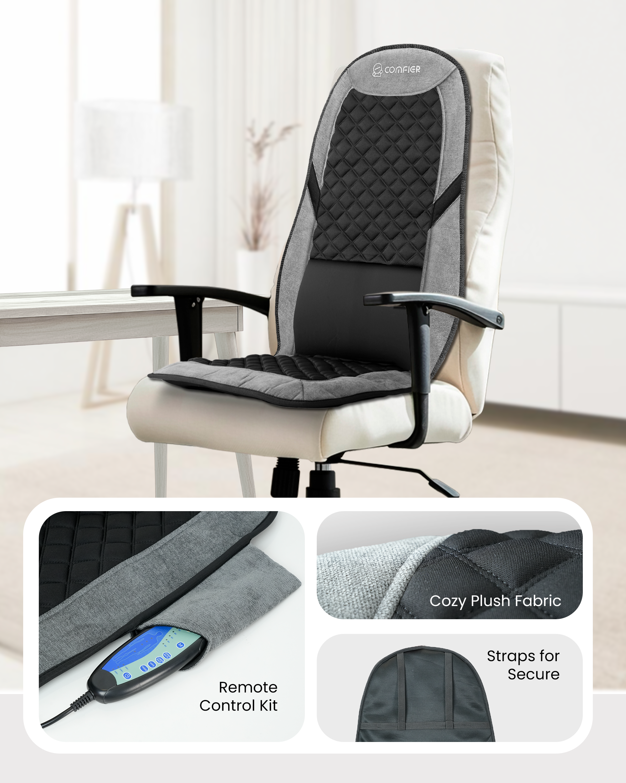comfier-2421-massage-seat-cushion-with-10-vibration-motors-adjustable-lumbar-sup image 3