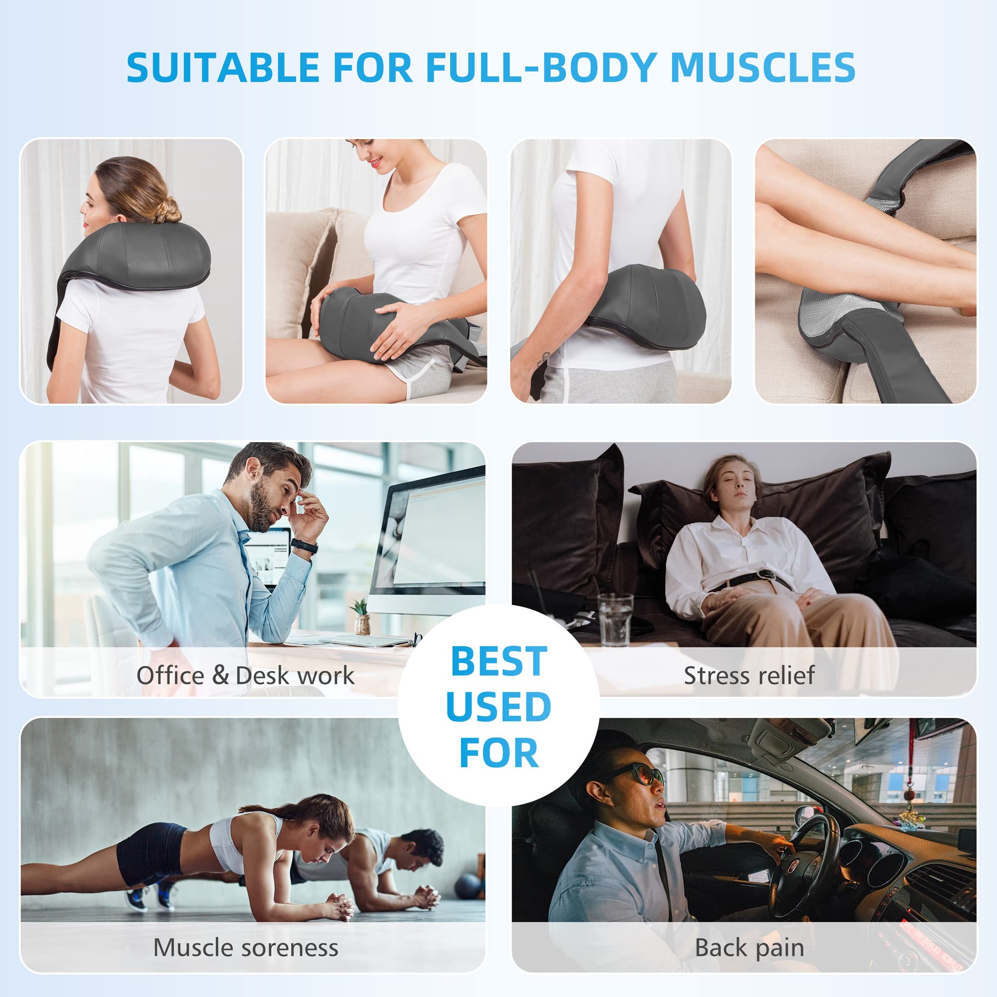 comfier-back-neck-massager-with-heat-shiatsu-shoulder-massager-2-intensity-level image 6