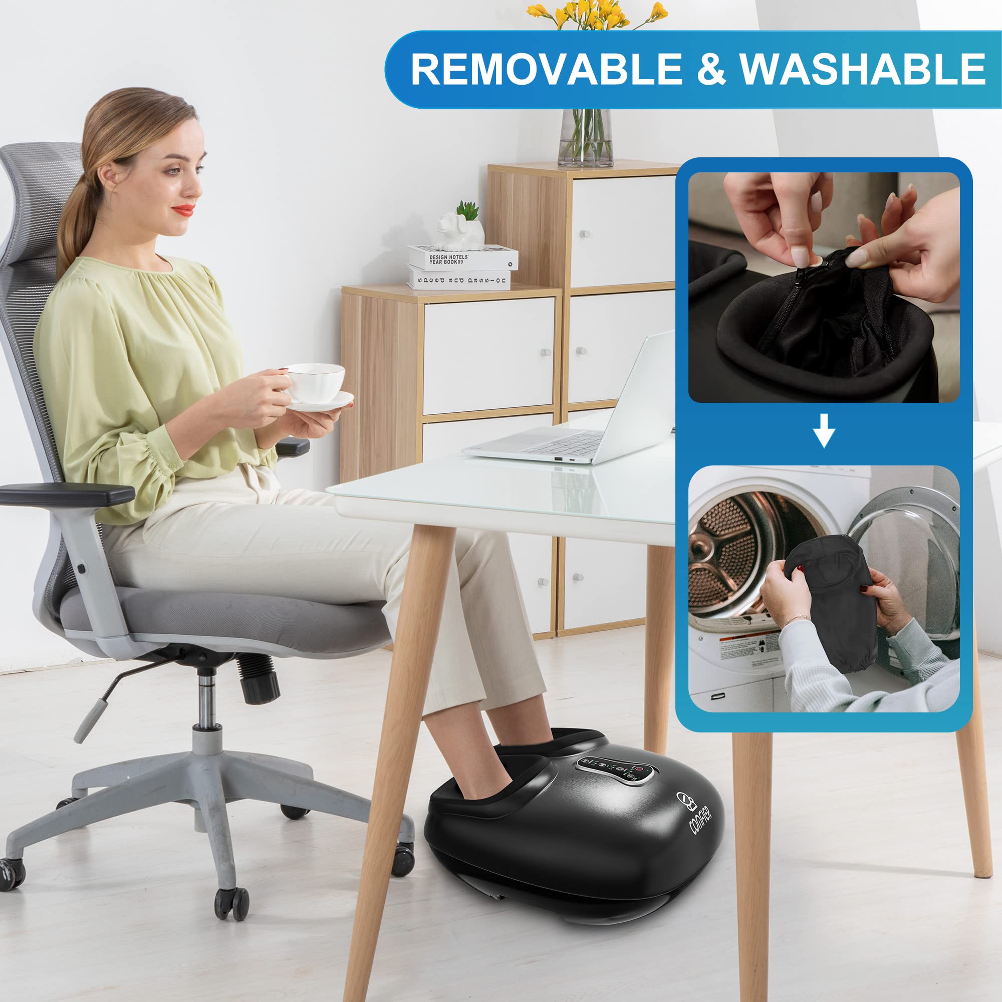 comfier-shiatsu-foot-massager-with-heat-vibration-rolling-compression-all-in-one image 7