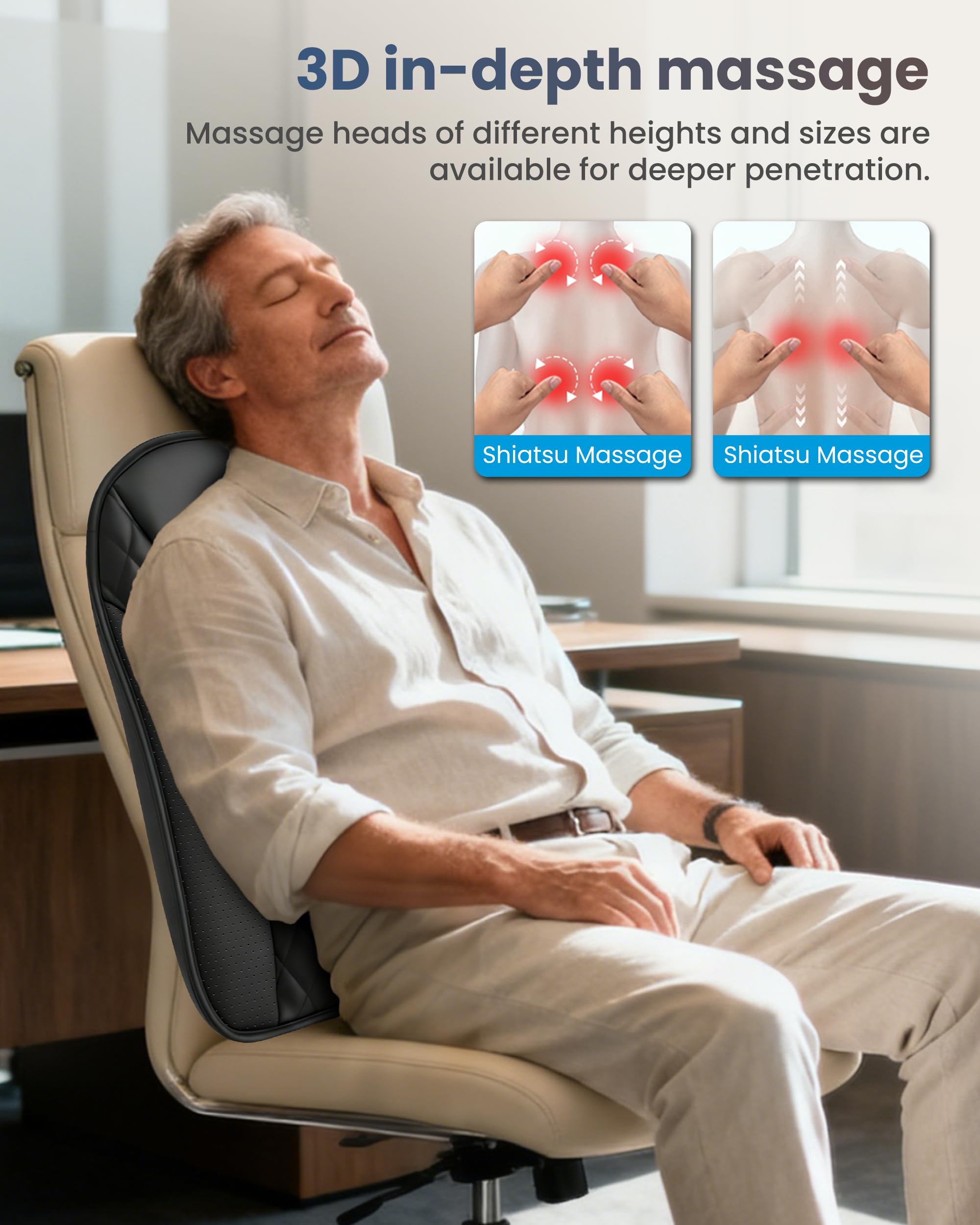 comfier-ultra-slim-shiatsu-back-massager-with-heat-4d-deep-tissue-chair-massager image 4