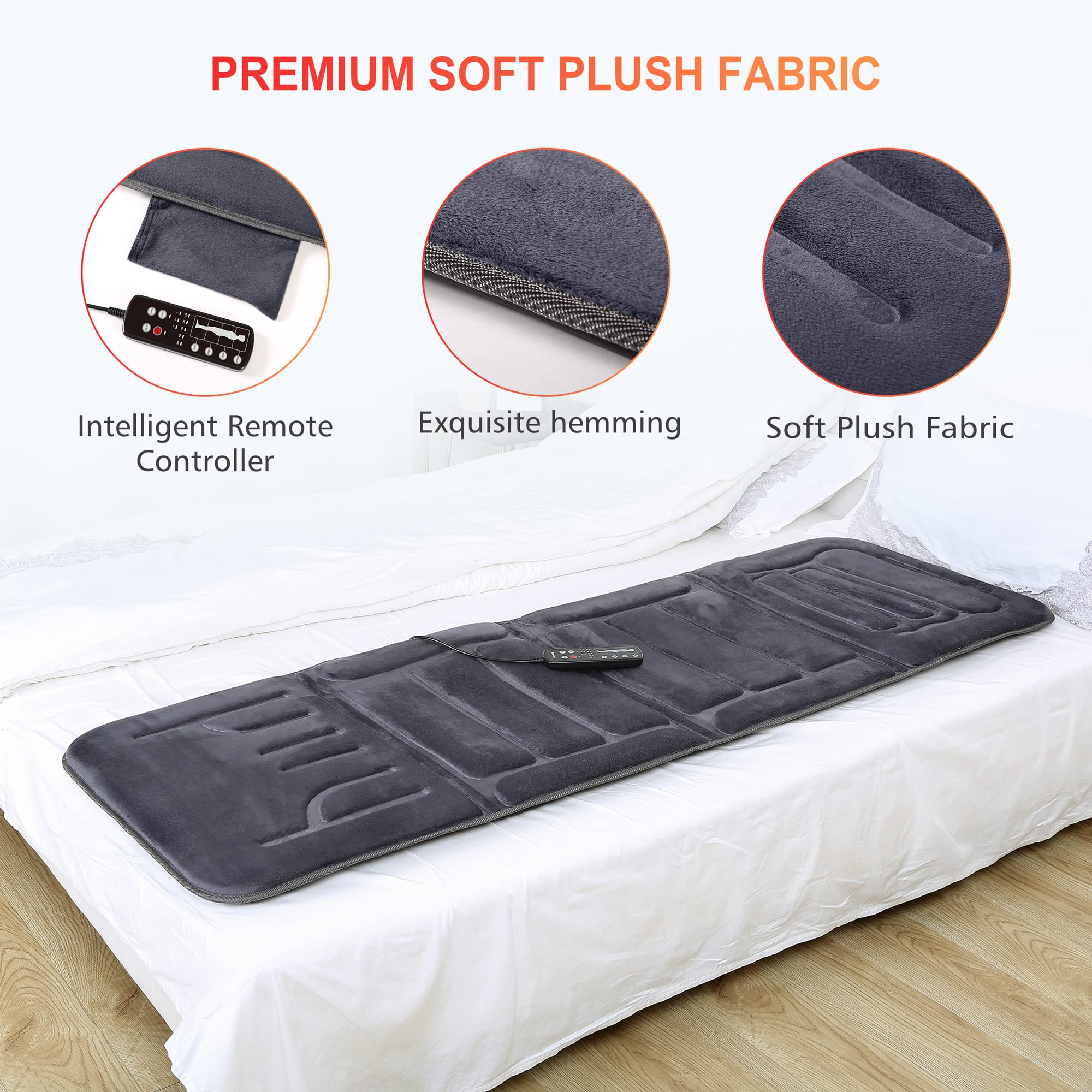 comfier-massage-mat-full-body-with-heat-10-vibration-motors-5-modes-3-intensitie image 5