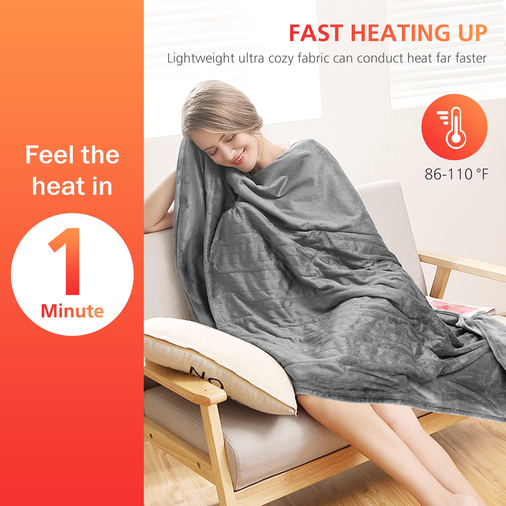 comfier-electric-heating-pad-for-back-pain-relief-50-x60-soft-silky-plush-3-heat image 1