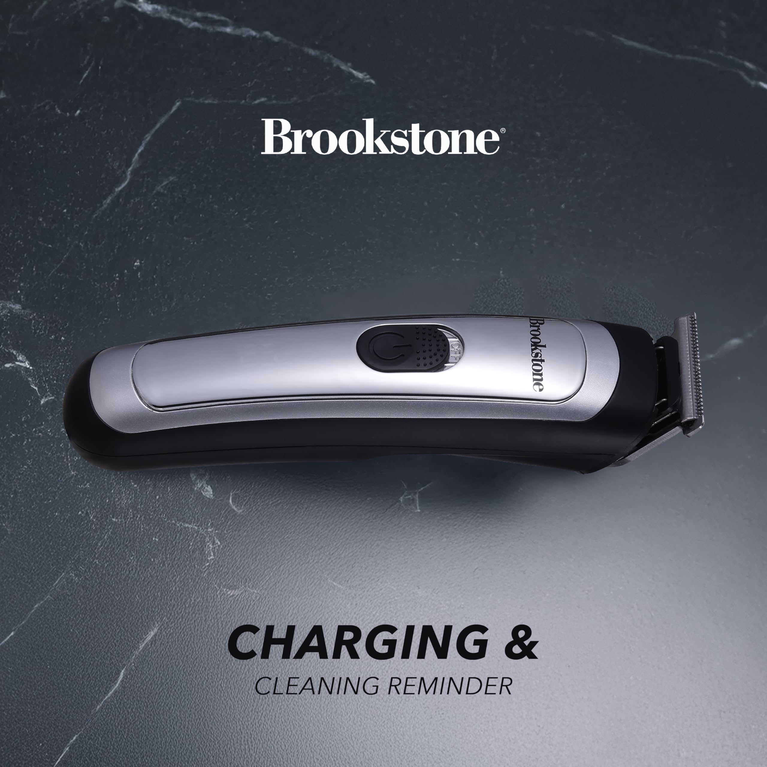 brookstone-hair-beard-trimmer-kit-14-piece-precision-grooming-set-for-hair-beard image 5