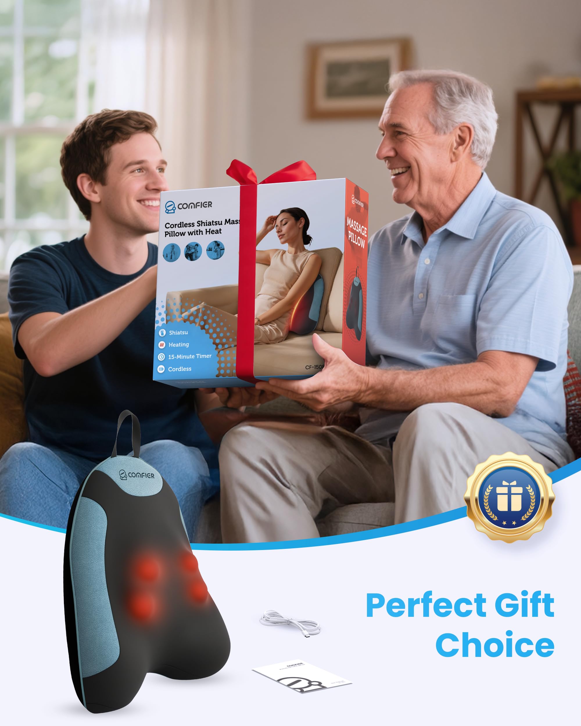 comfier-cordless-lumbar-support-pillow-with-shiatsu-massage-and-heat-rechargeabl image 8