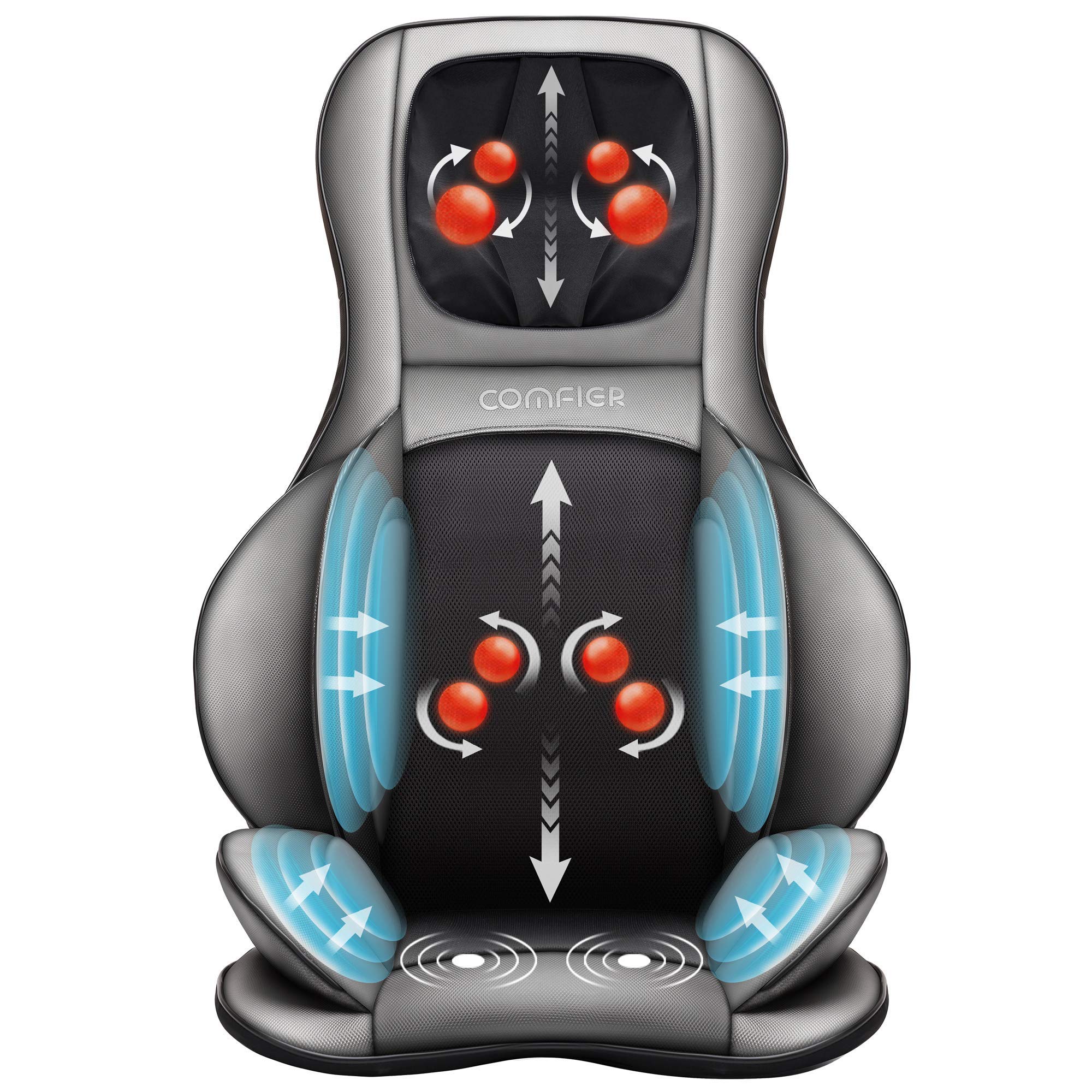 comfier-shiatsu-neck-back-massager-with-heat-and-adjustable-compression-2d-3d-kn image 2