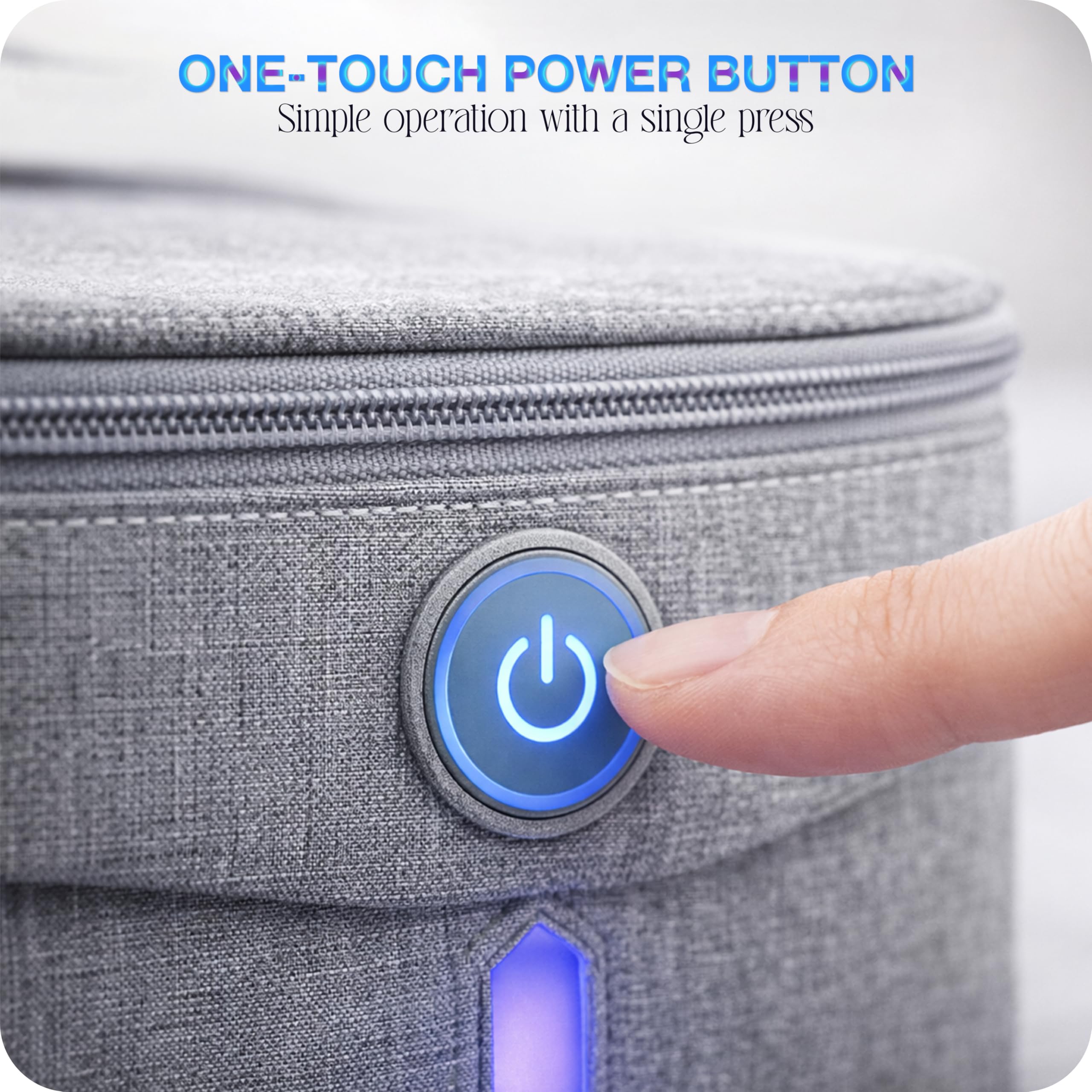brookstone-uv-light-bag-portable-sterilizing-bag-with-uv-c-for-phones-masks-and- image 6