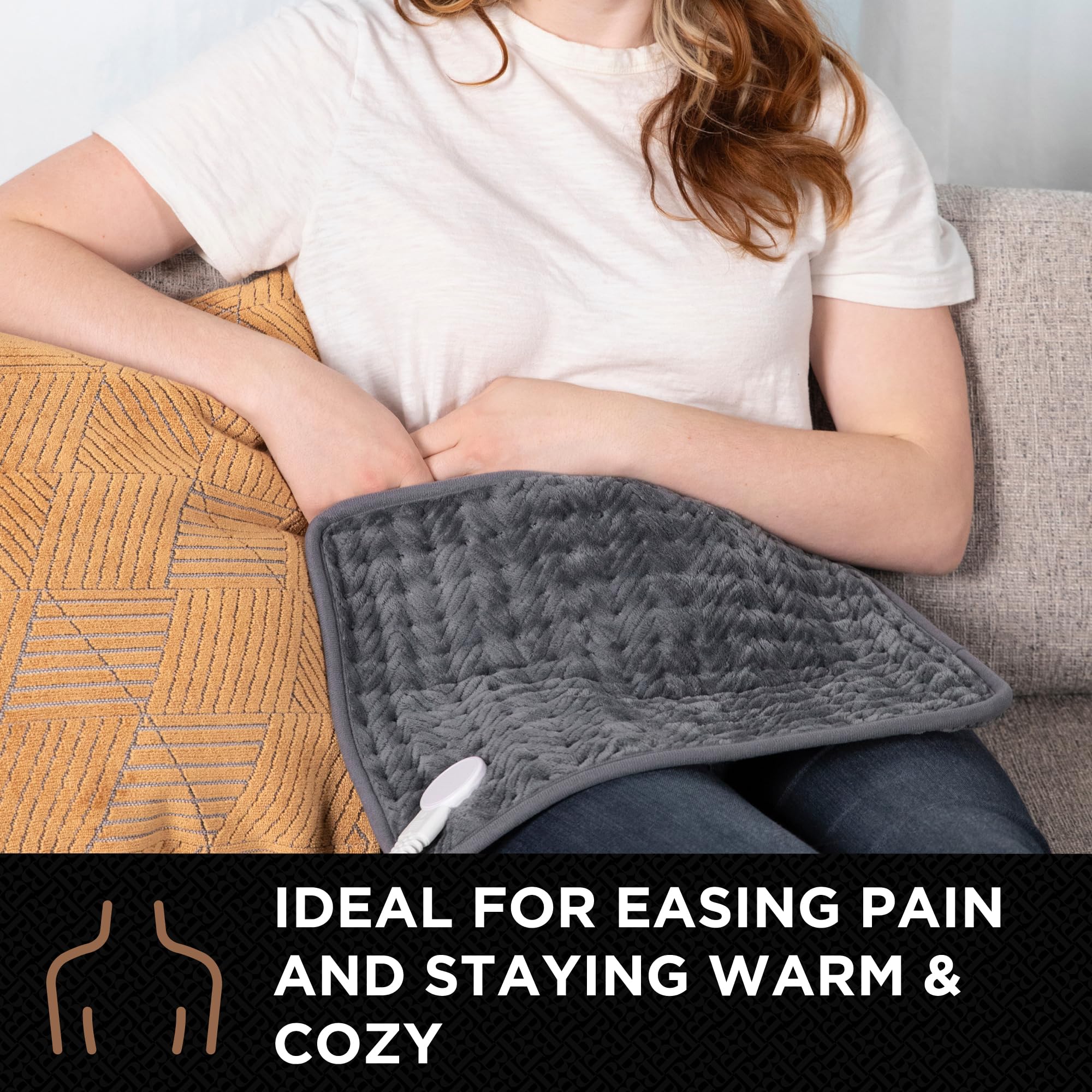 brookstone-herringbone-portable-heating-pad-6-heat-settings-super-soft-plush-mac image 3