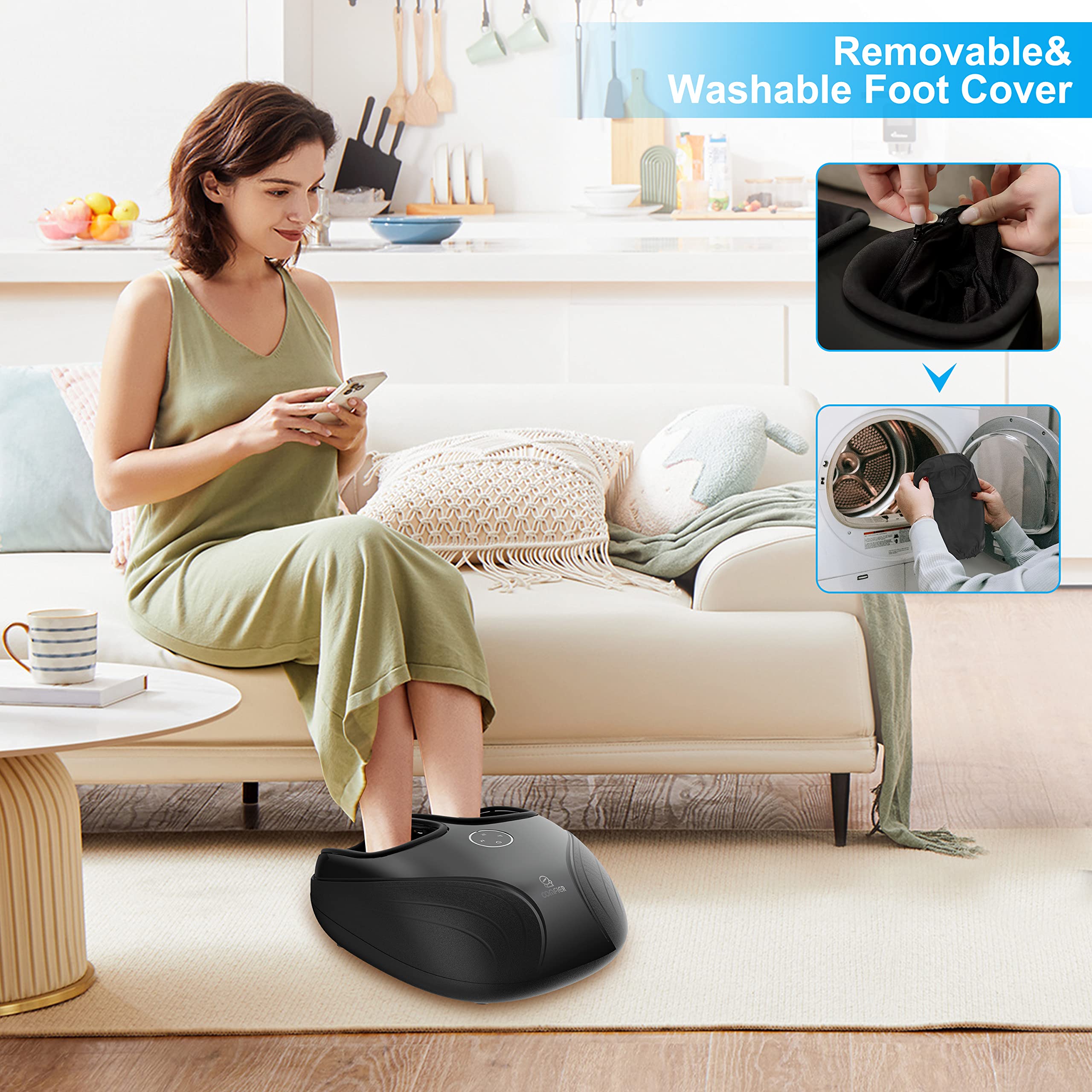 comfier-shiatsu-foot-massager-with-heat-kneading-compression-for-neuropathy-and- image 6