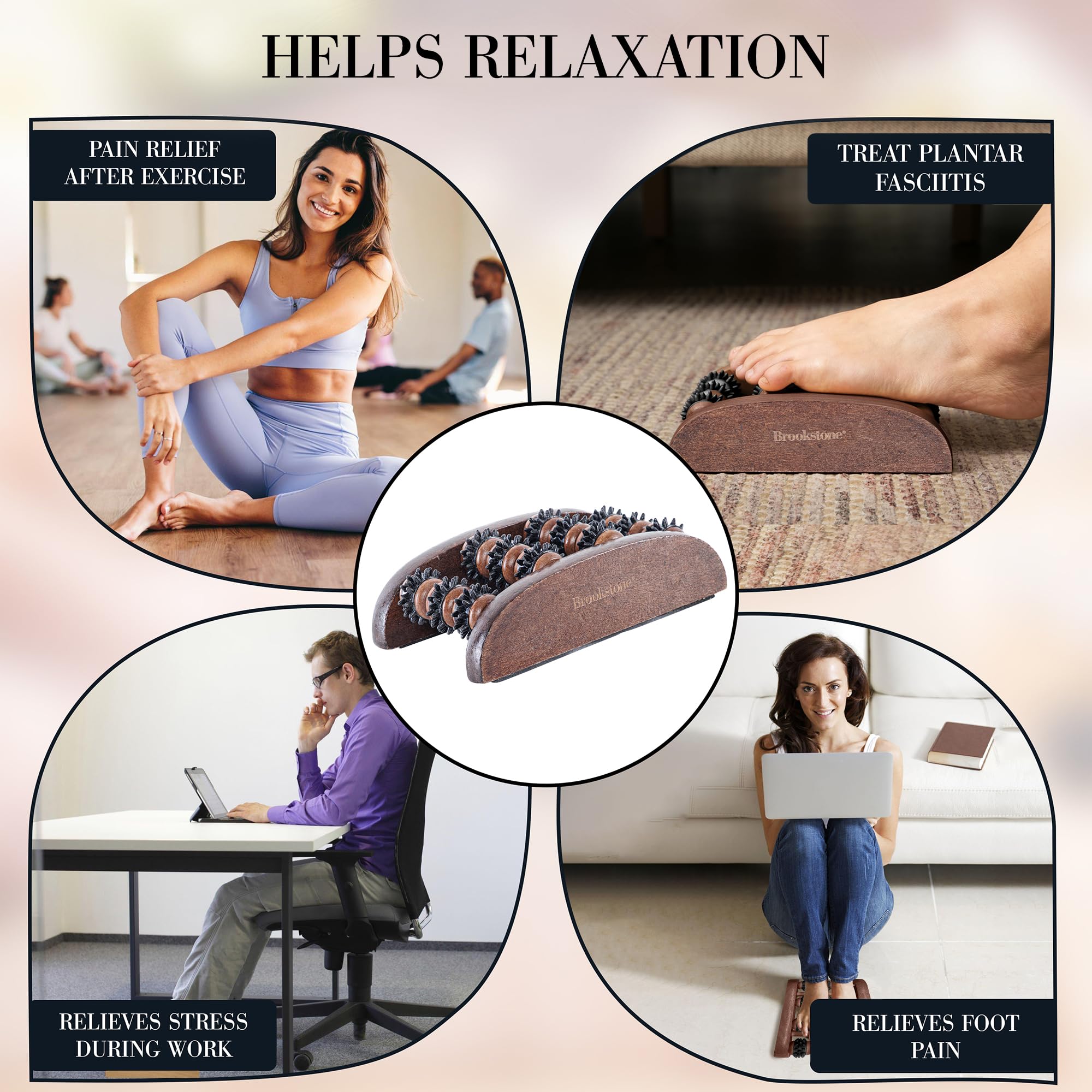 brookstone-wood-foot-roller-massager-for-plantar-fasciitis-relief-handheld-refle image 3