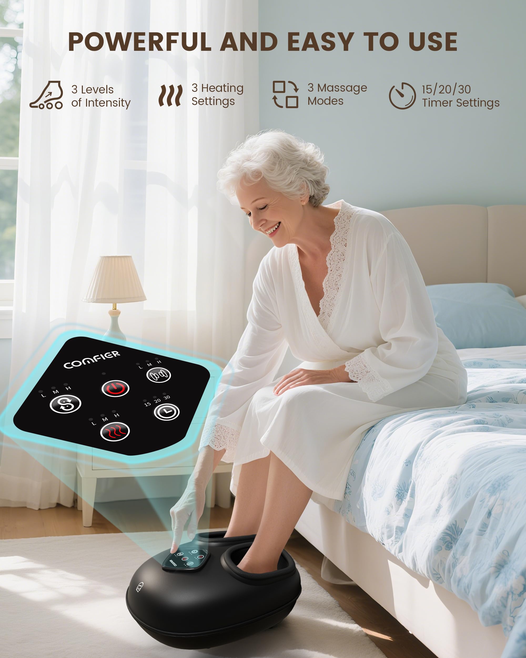 comfier-shiatsu-foot-massager-with-heat-compression-deep-kneading-rolling-fits-u image 5