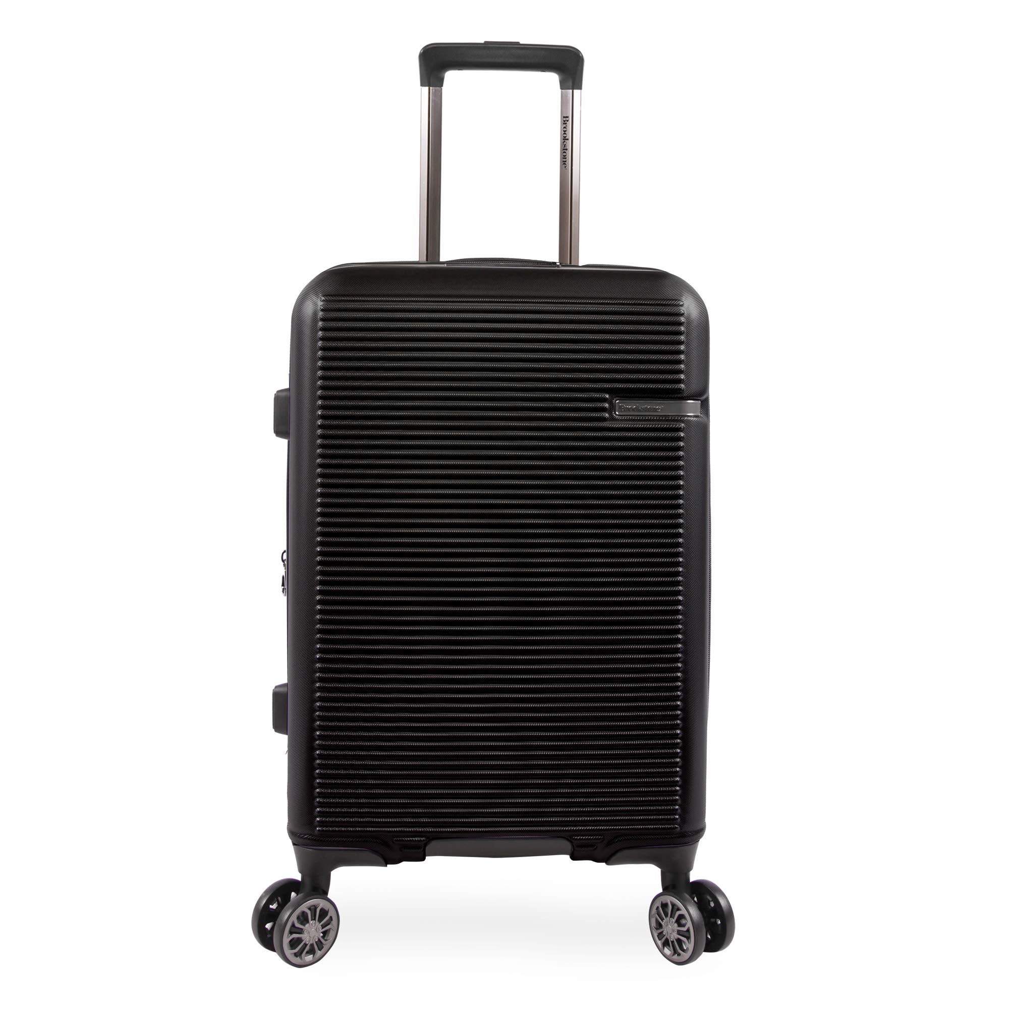 brookstone-nelson-21-spinner-suitcase-carry-on-with-usb-port-tsa-lock-expandable image 1