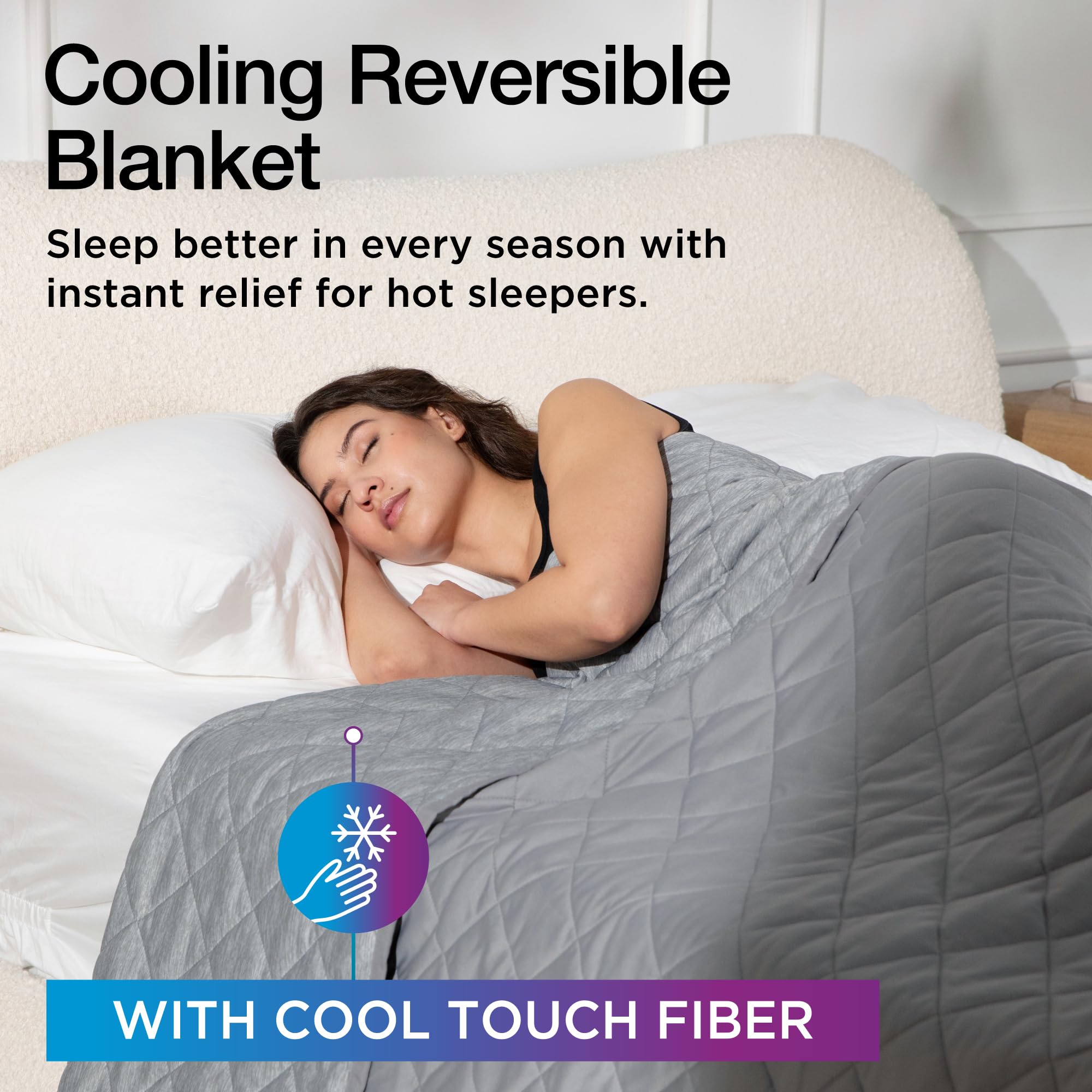 brookstone-cooling-blanket-queen-size-reversible-cool-touch-fiber-quilted-lightw image 2
