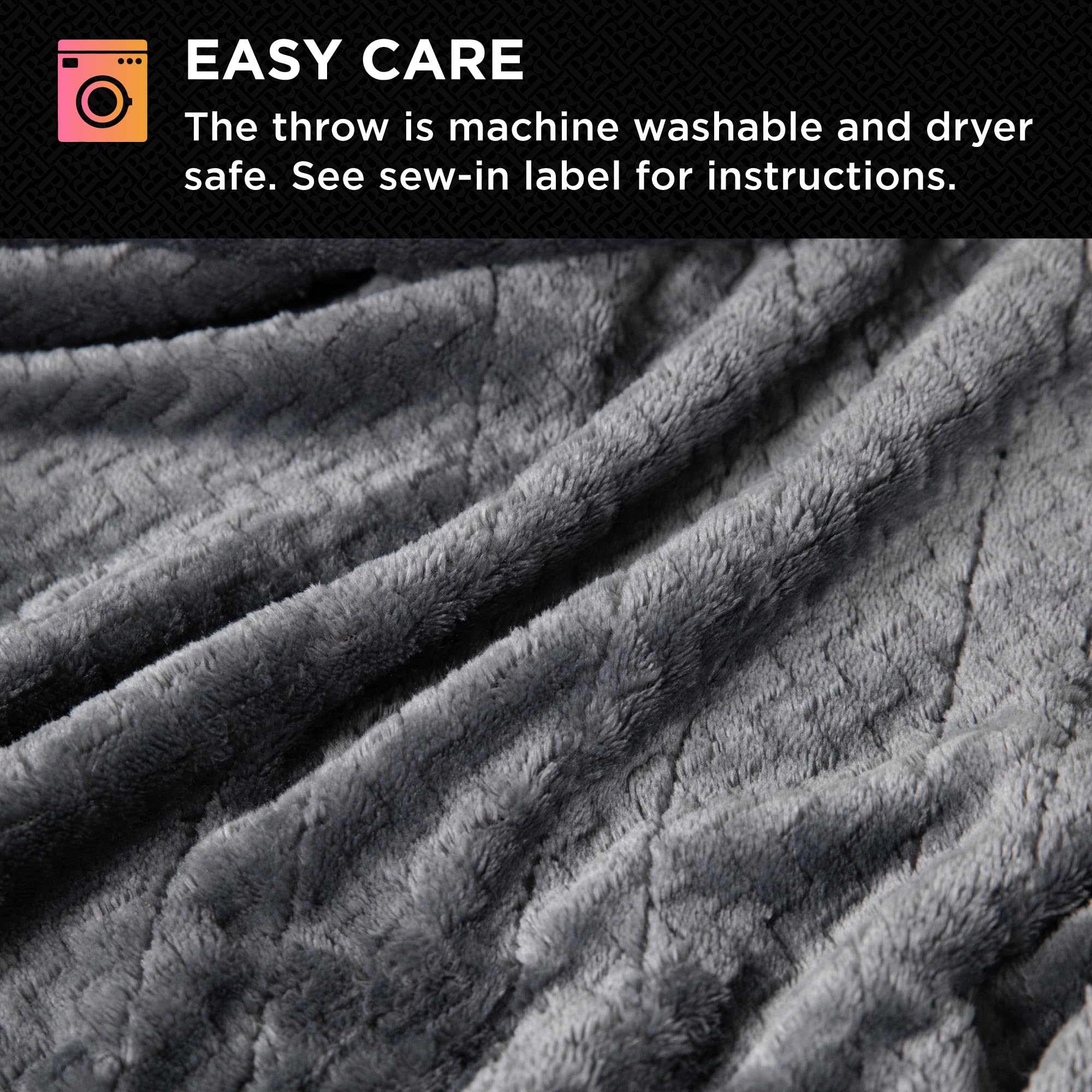 brookstone-electric-heated-comfort-plush-herringbone-blanket-with-10-heat-settin image 6