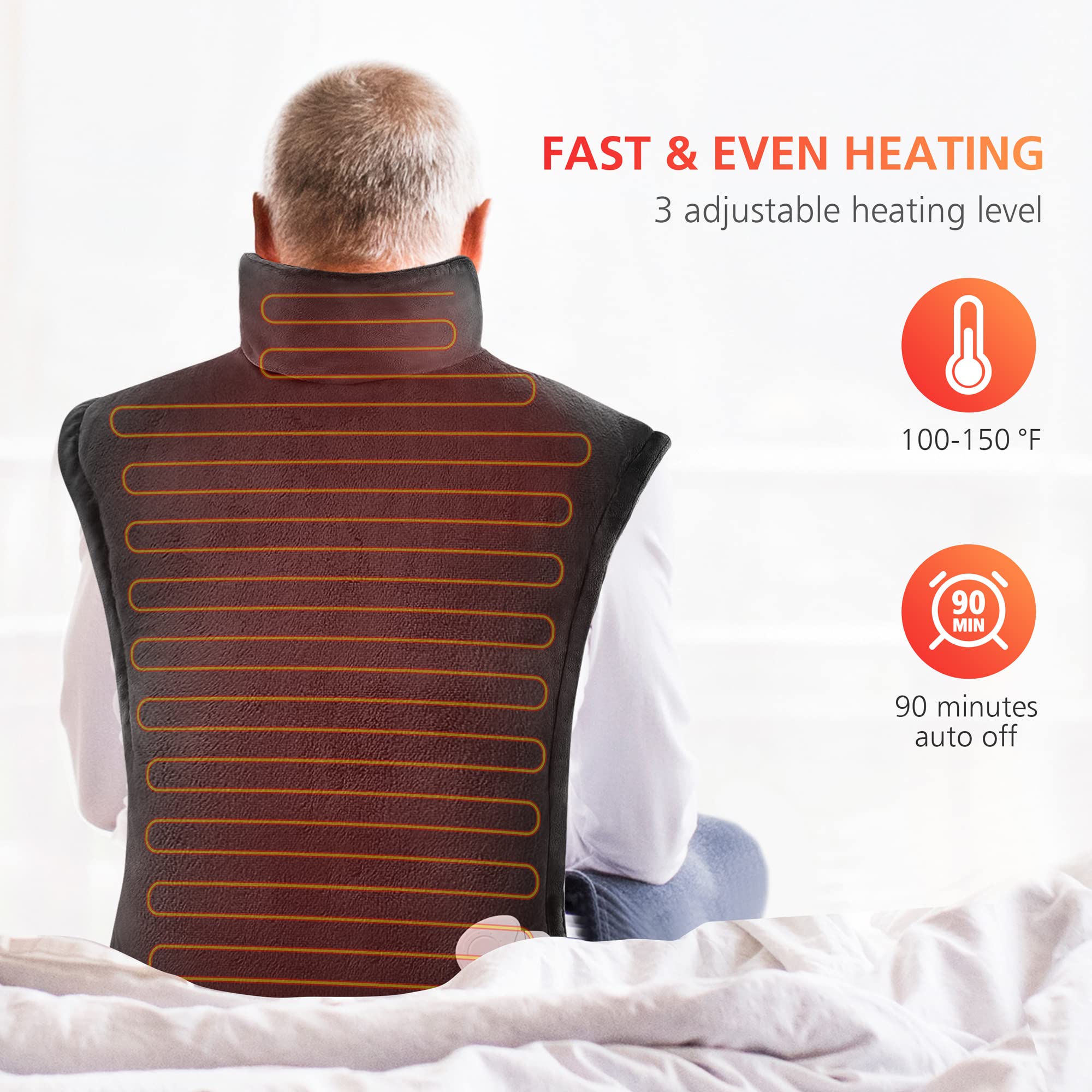 comfier-extra-large-heating-pad-for-neck-and-shoulders-fast-electric-heating-pad image 2