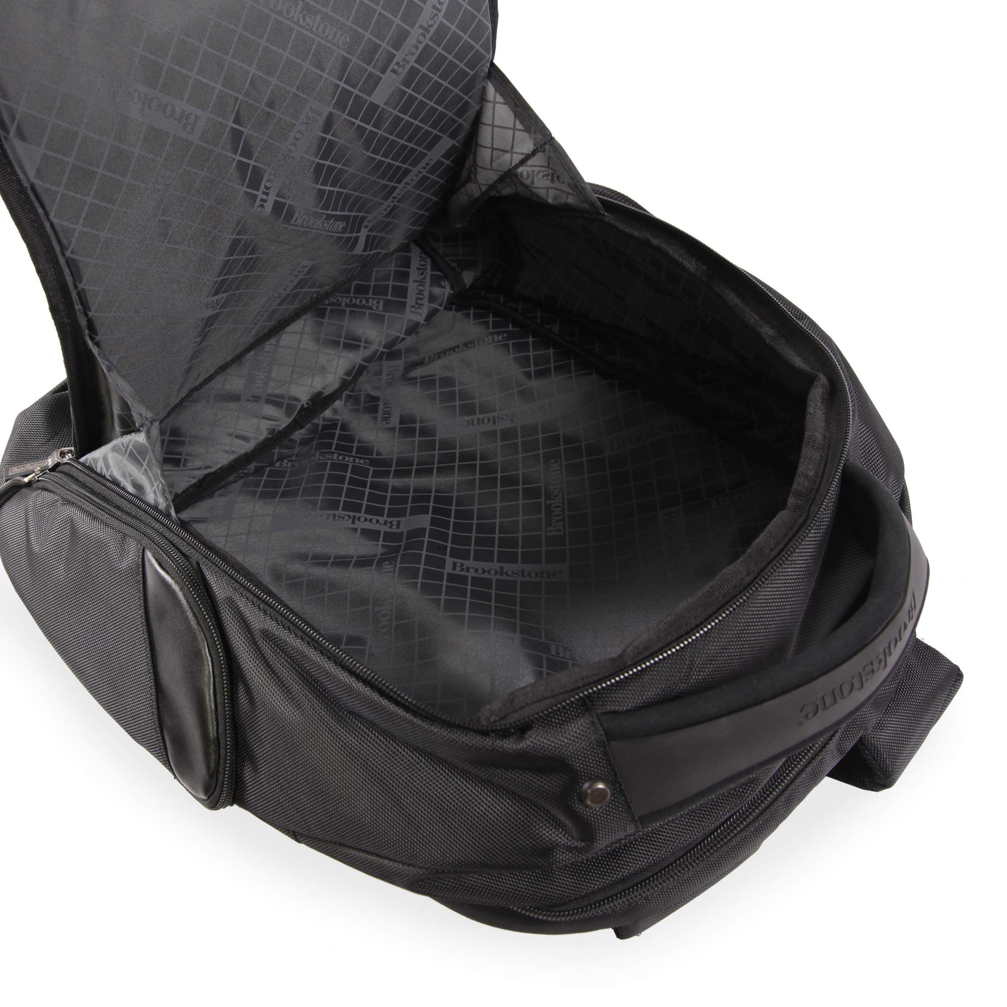 brookstone-hayes-laptop-backpack-black-gold-18-inch image 3