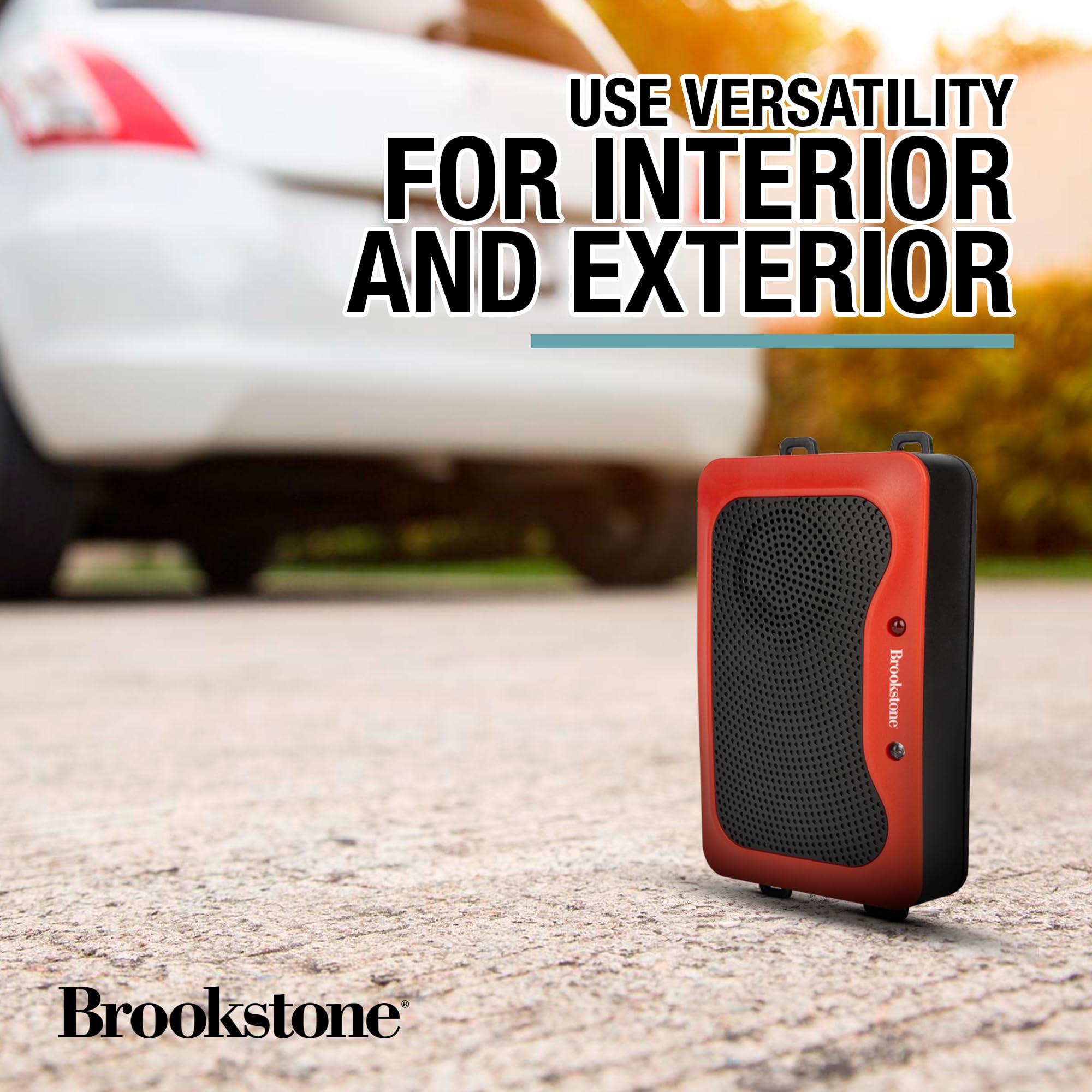 brookstone-ultrasonic-vehicle-pest-rodent-repeller-ultrasonic-waves-strobe-light image 3