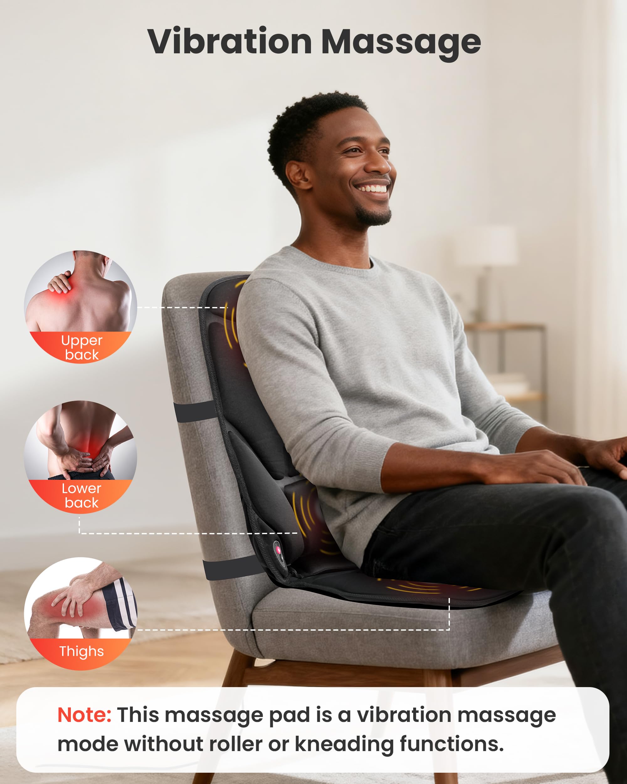 comfier-vibration-back-massager-with-heat-heated-massage-chair-pad-with-5-vibrat image 2