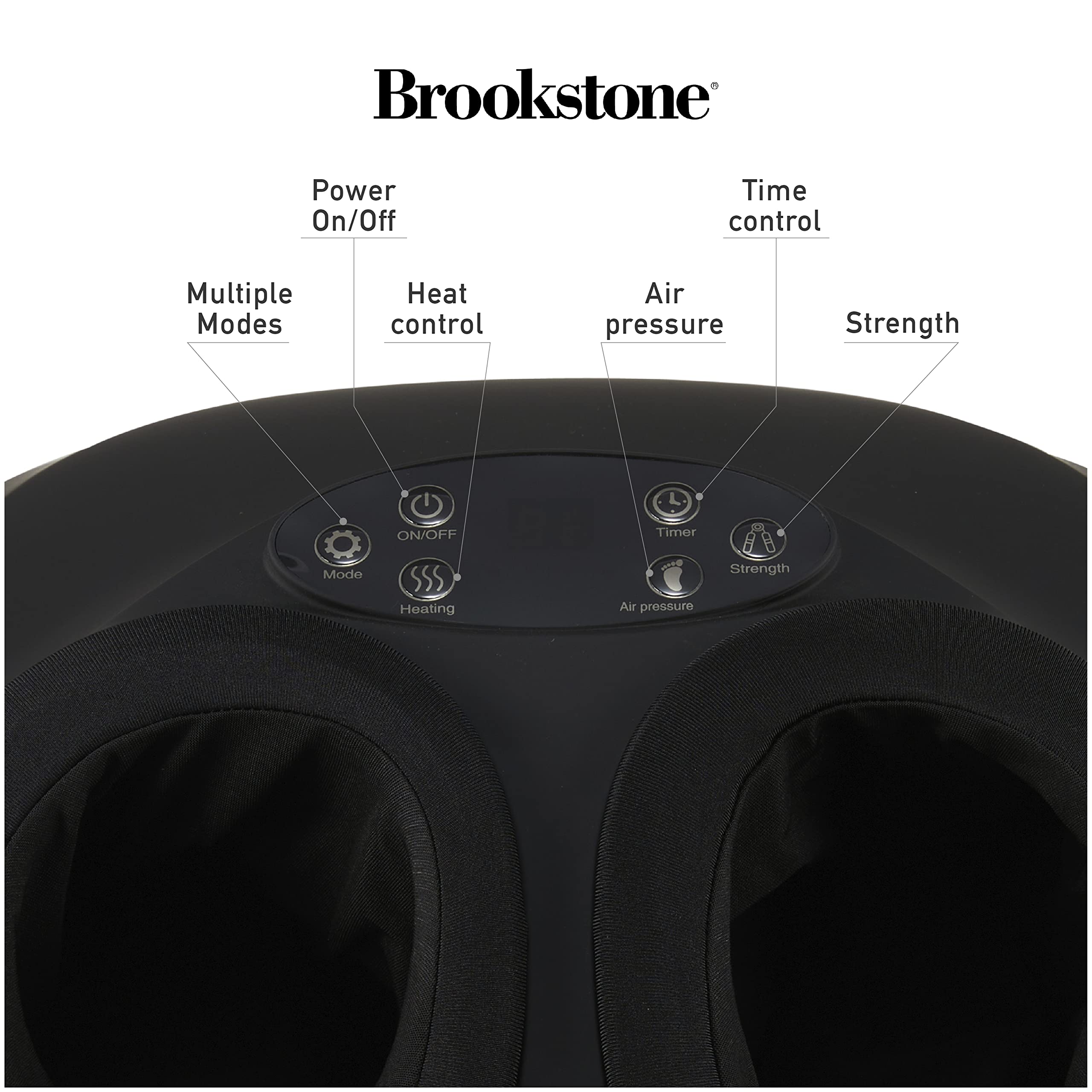 brookstone-shiatsu-foot-massager-with-heat-air-compression-5-modes-adjustable-in image 5