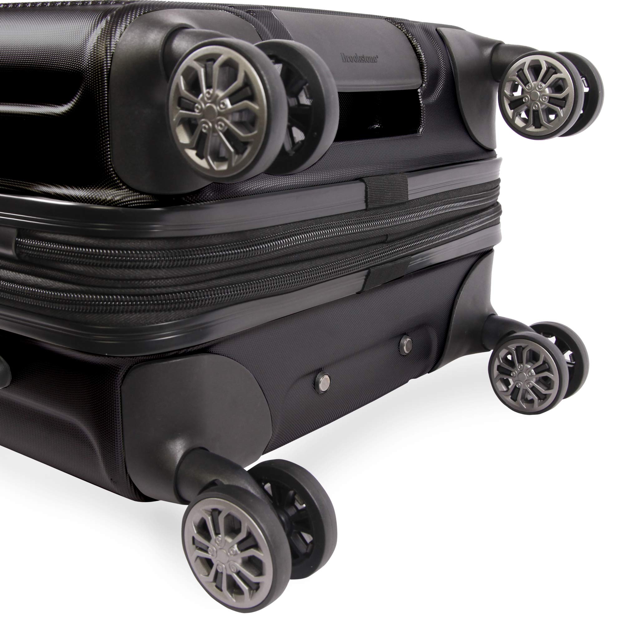 brookstone-nelson-21-spinner-suitcase-carry-on-with-usb-port-tsa-lock-expandable image 7